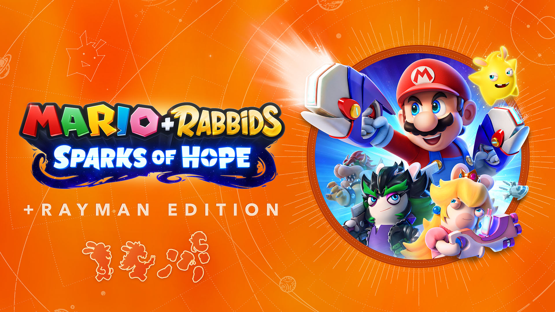 Copertina di Mario + Rabbids Sparks of Hope: + Rayman Edition
