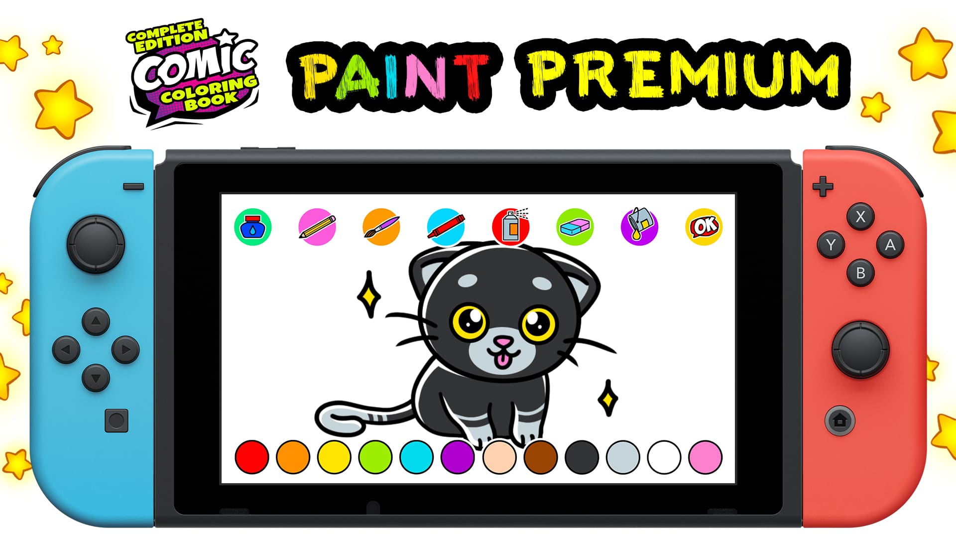 Copertina di Comic Coloring Book Complete Edition: PAINT Premium