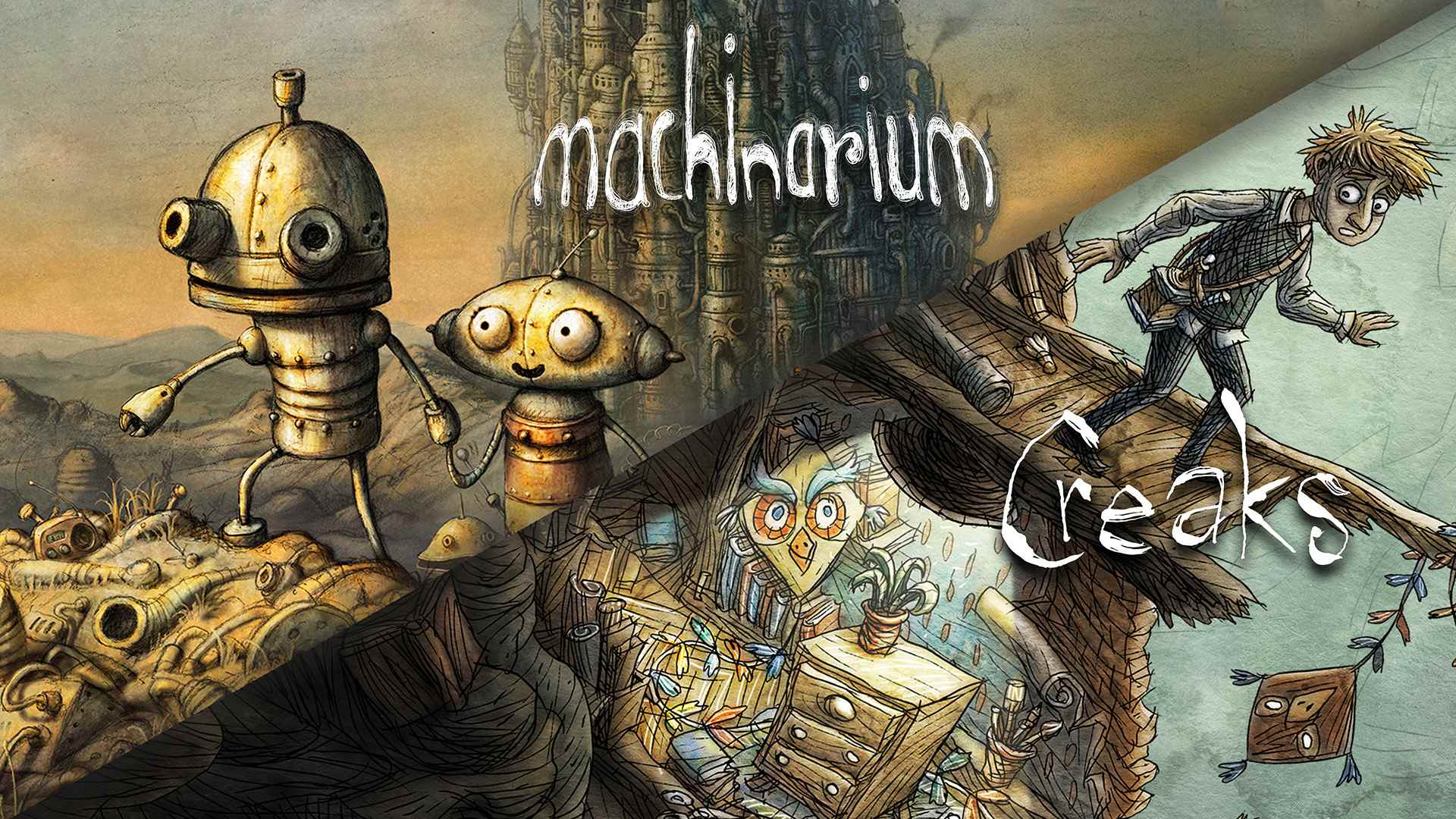 Copertina di Machinarium & Creaks