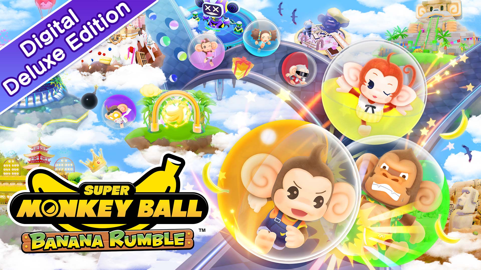 Copertina di Super Monkey Ball Banana Rumble Digital Deluxe Edition