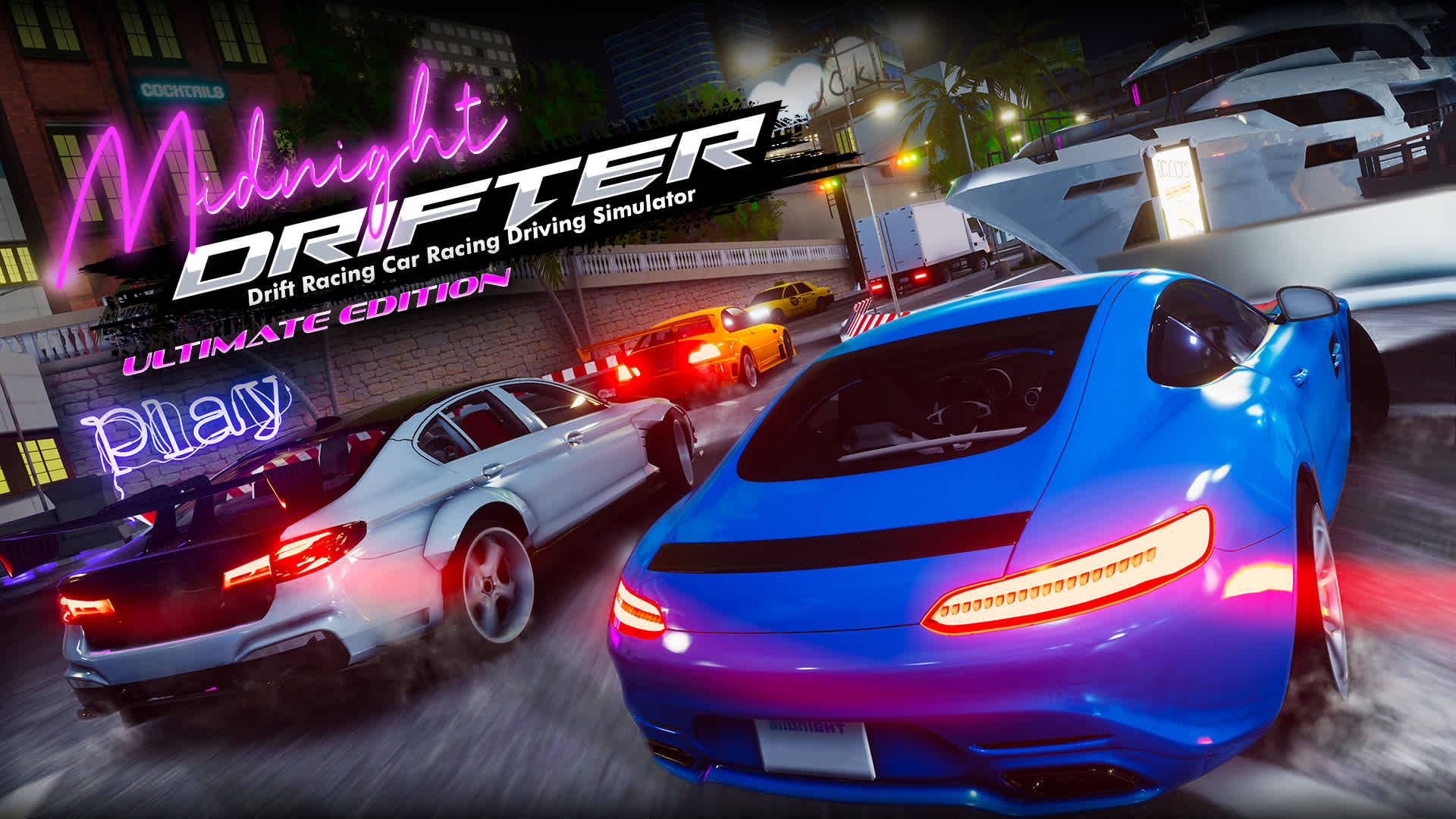 Copertina di Midnight Drifter-Drift Racing Car Driving Simulator- ULTIMATE EDITION