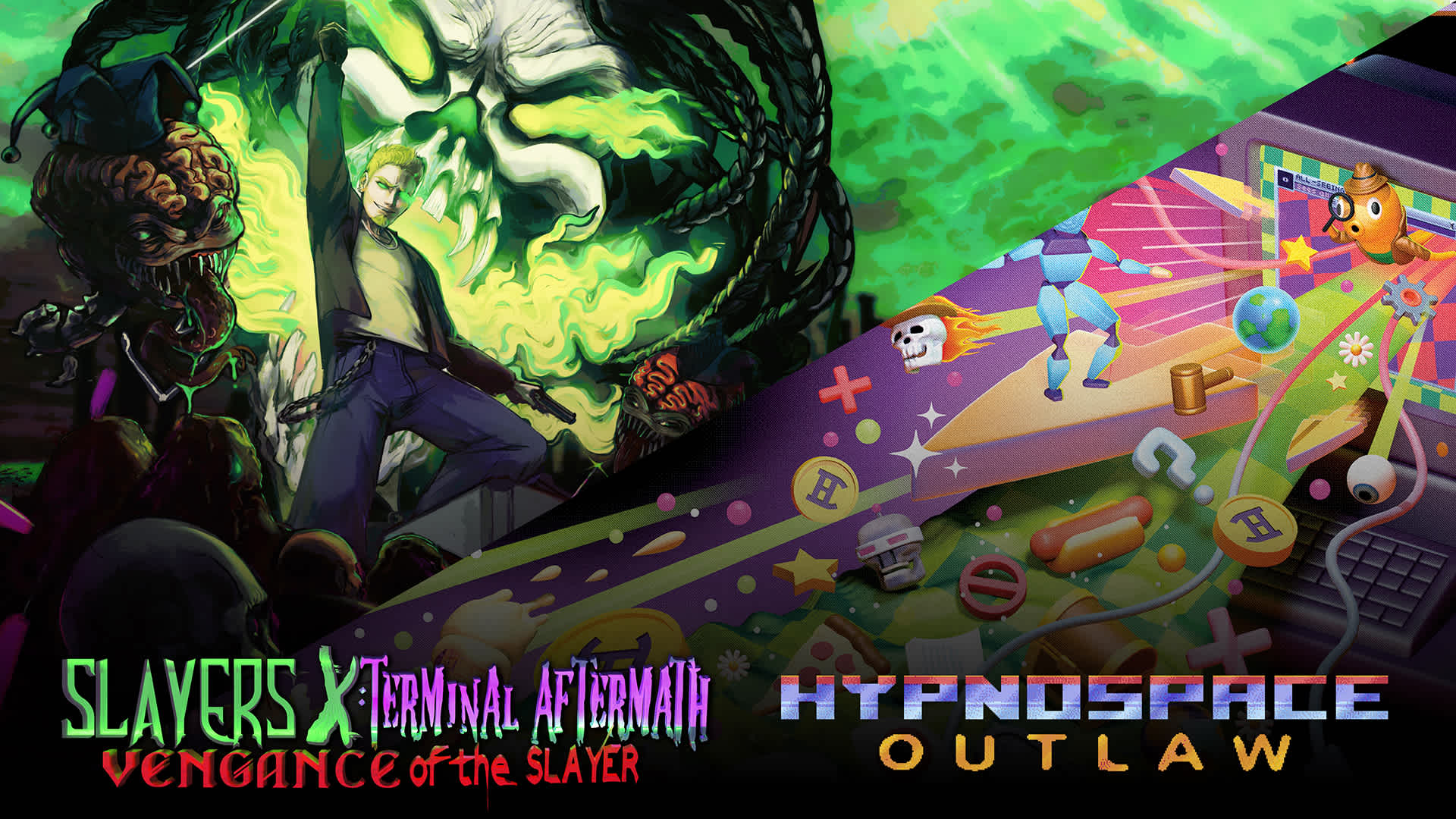 Slayers X: Vengance of the Slayer & Hypnospace Outlaw for Nintendo