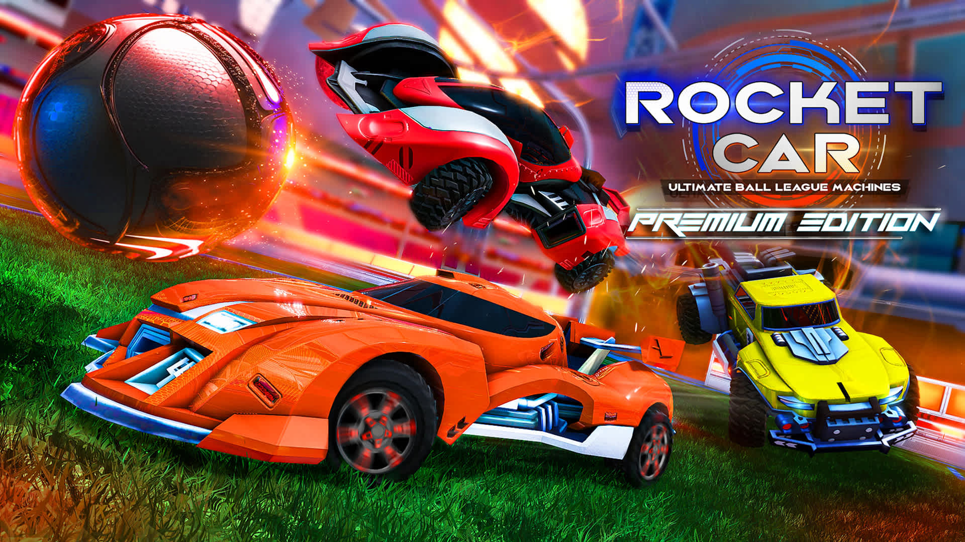Rocket Car: Ultimate Ball League Machines Premium Edition for