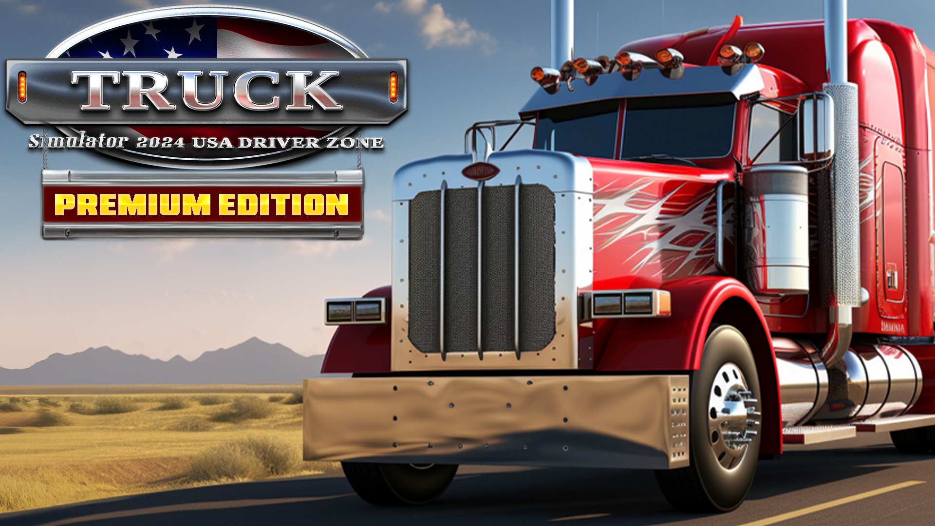 Copertina di Truck Simulator 2024 - USA Driver Zone Premium Edition