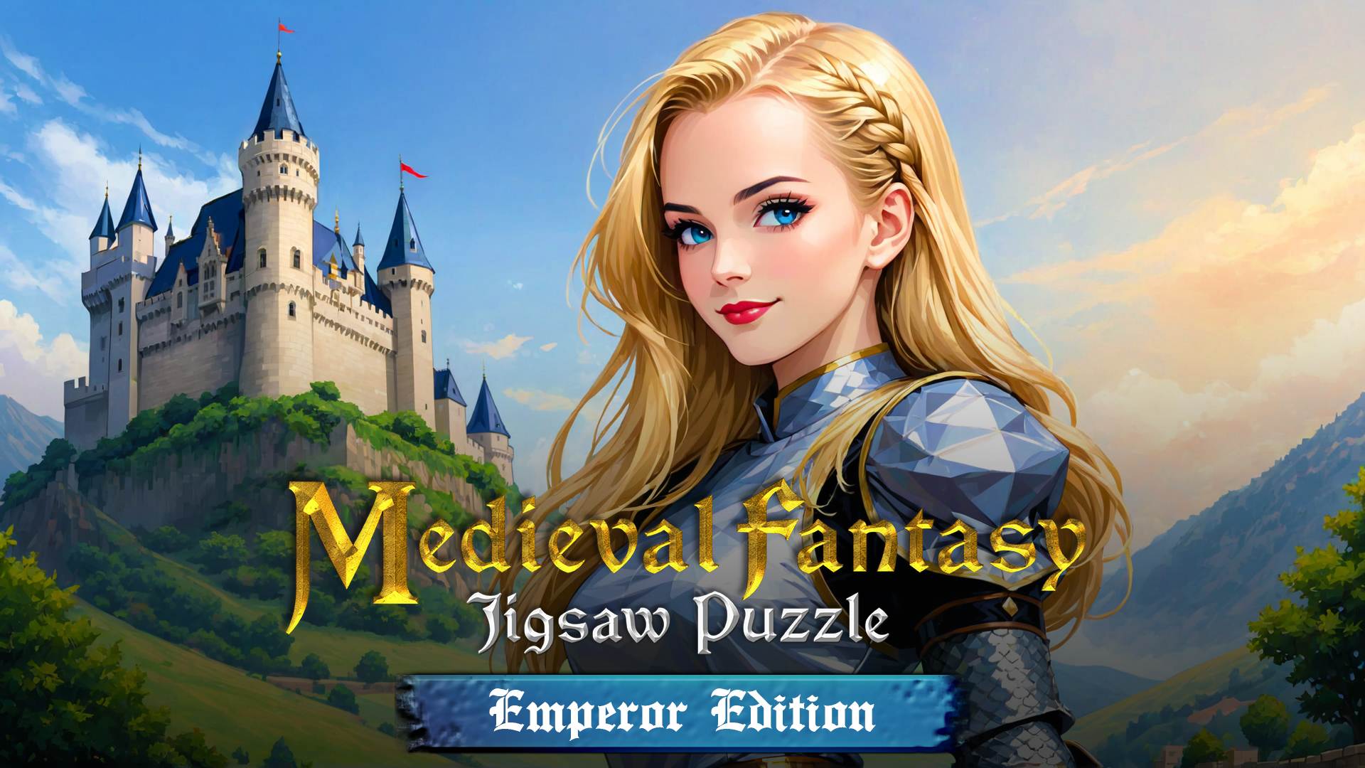 Copertina di Medieval Fantasy: Jigsaw Puzzle Emperor Edition
