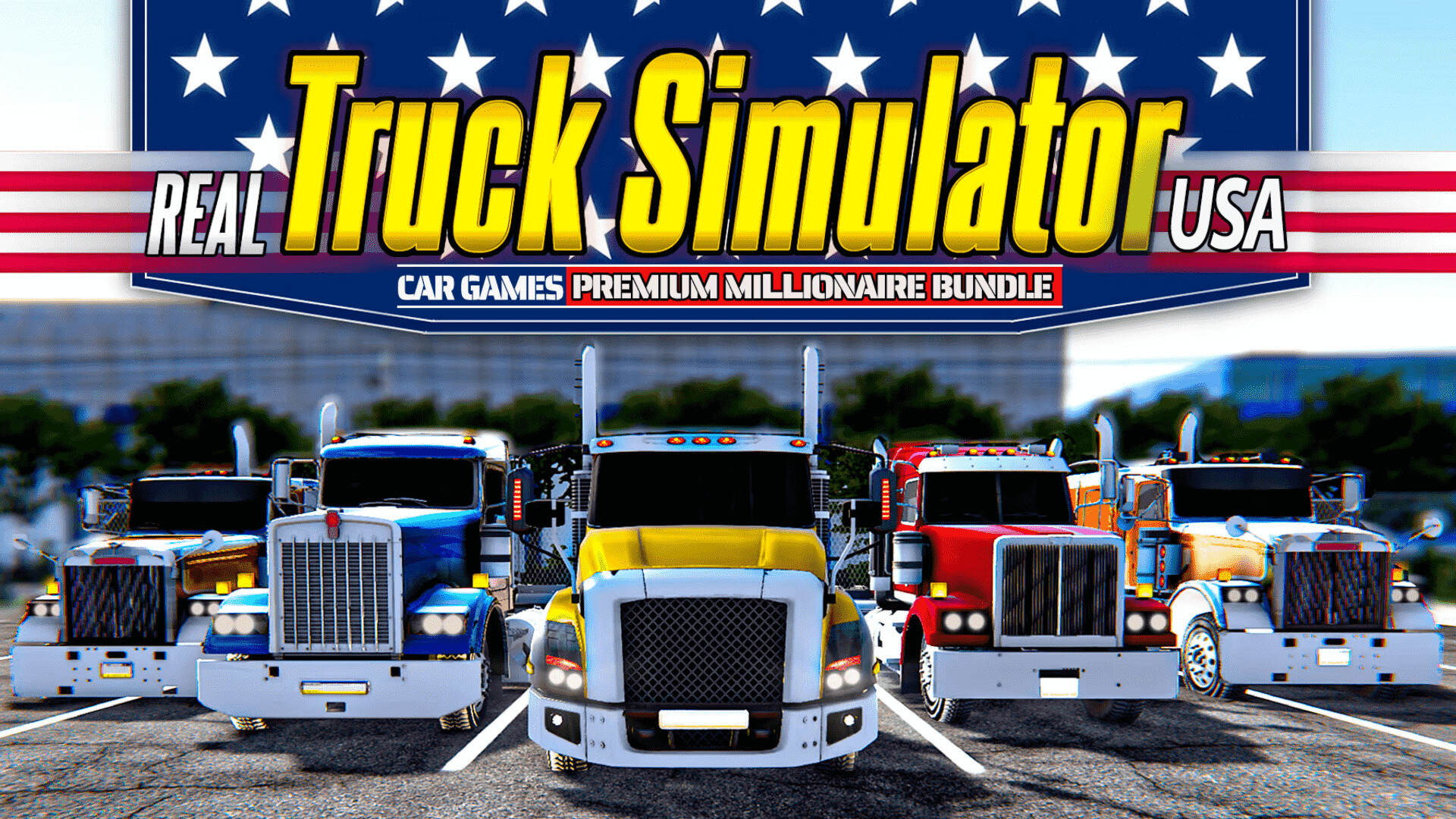Copertina di Real Truck Simulator USA Car Games: Premium Millionaire Bundle