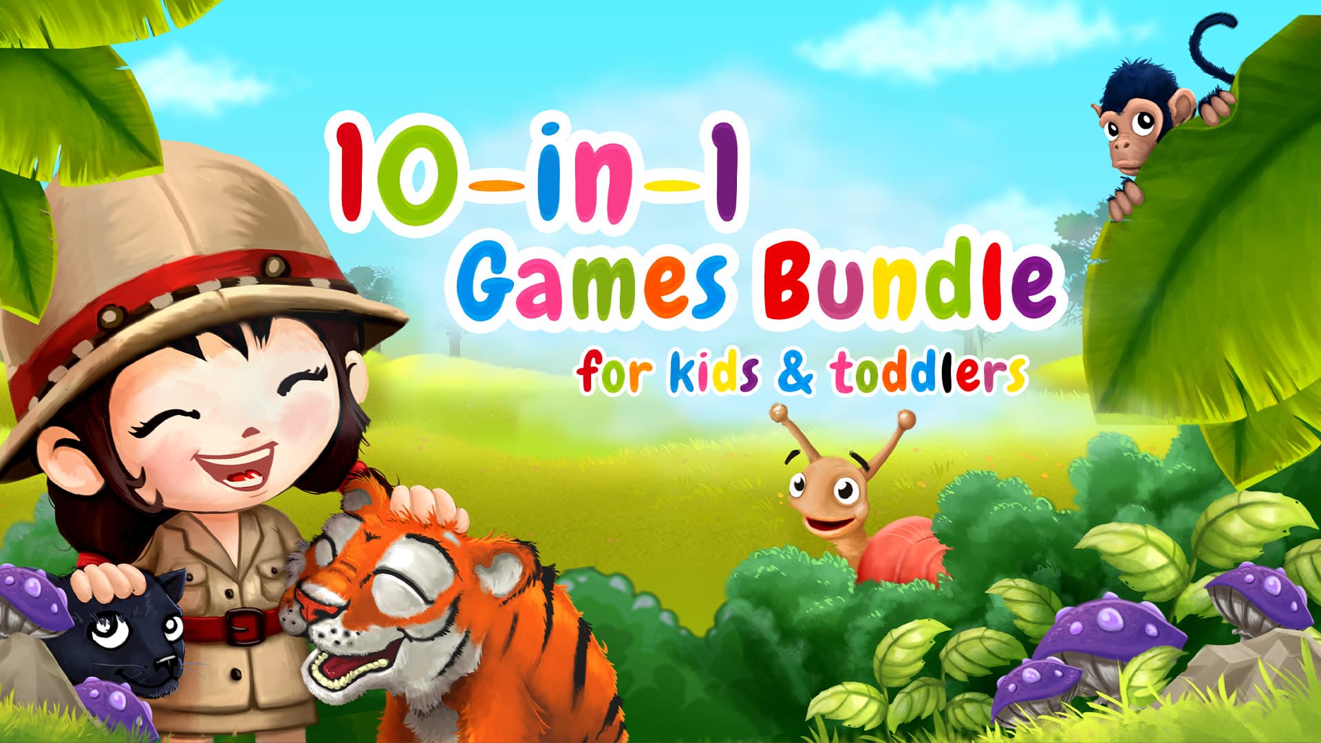 10-in-1 Games Bundle for Kids & Toddlers for Nintendo Switch