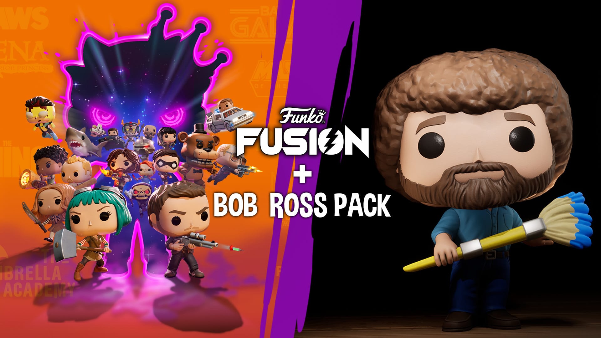 Copertina di Funko Fusion & Bob Ross Bundle