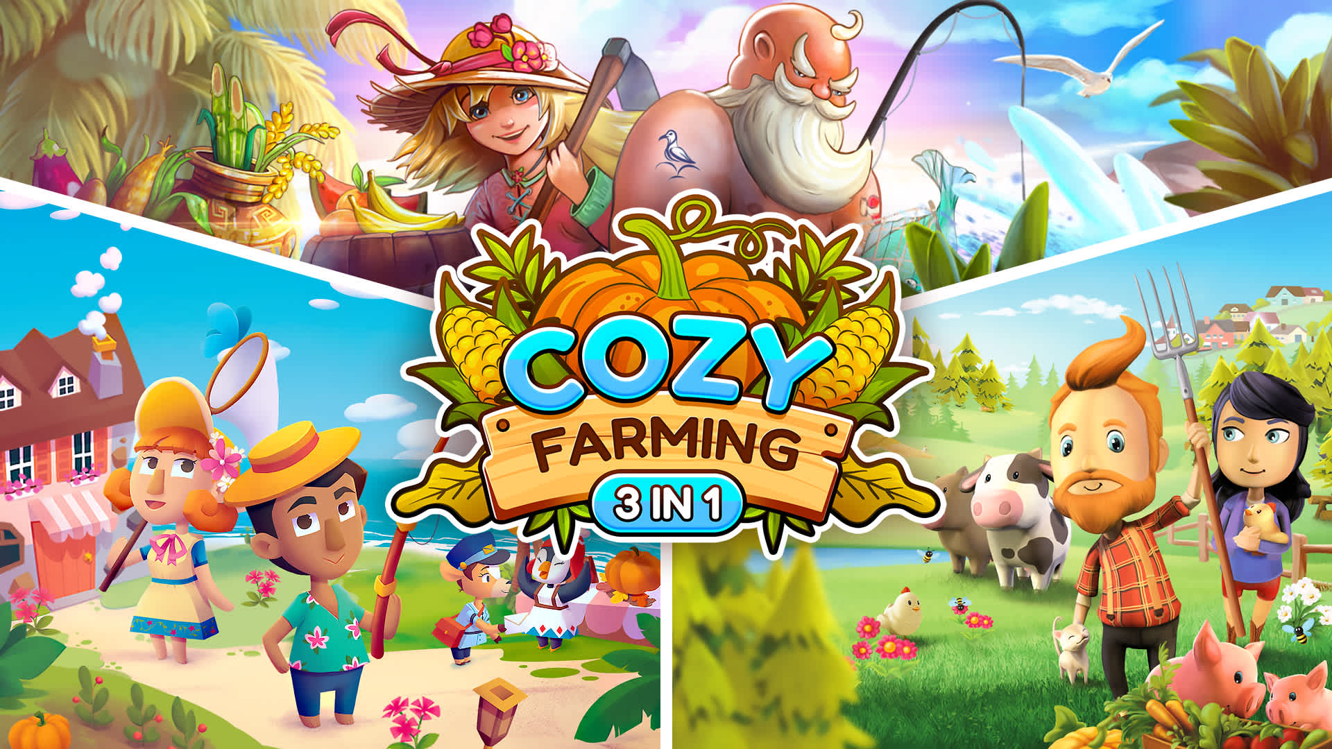 Cozy Farming 3 in 1 Collection for Nintendo Switch - Nintendo
