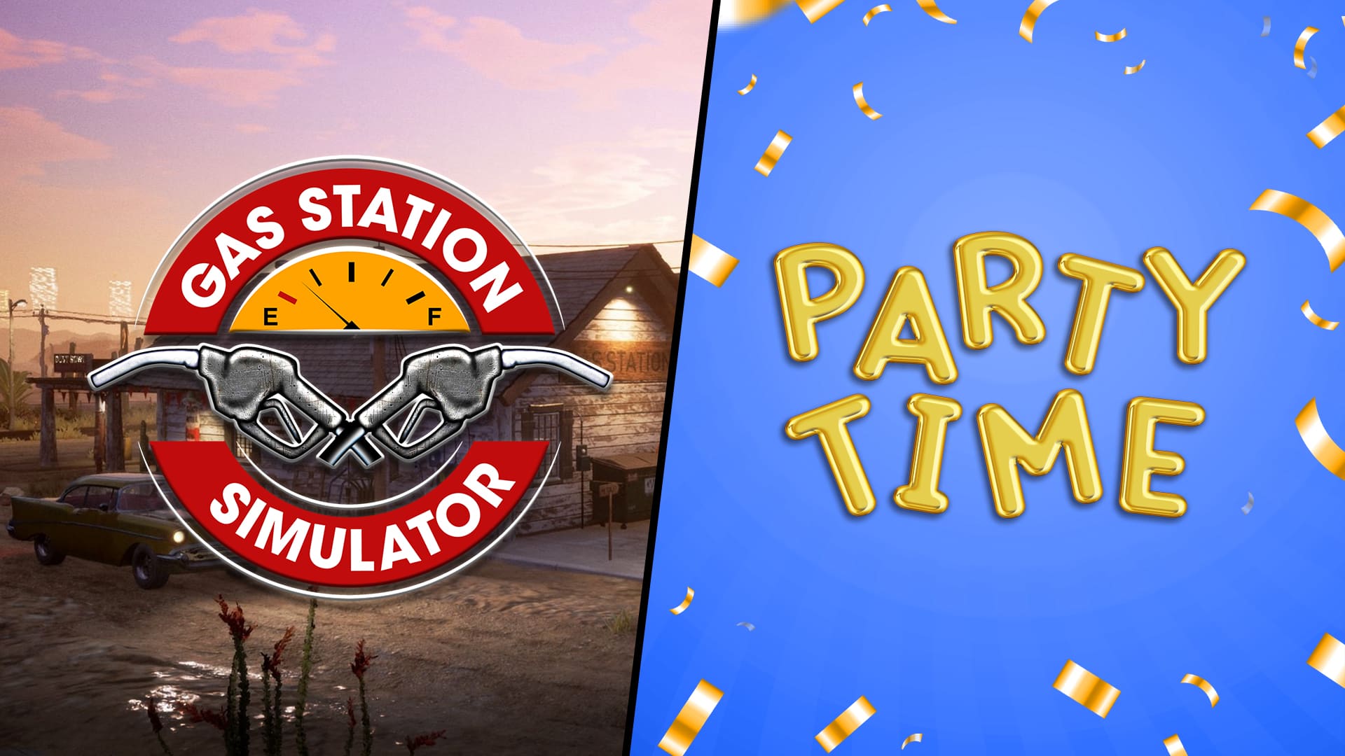Copertina di Gas Station Simulator and Party Time DLC Bundle