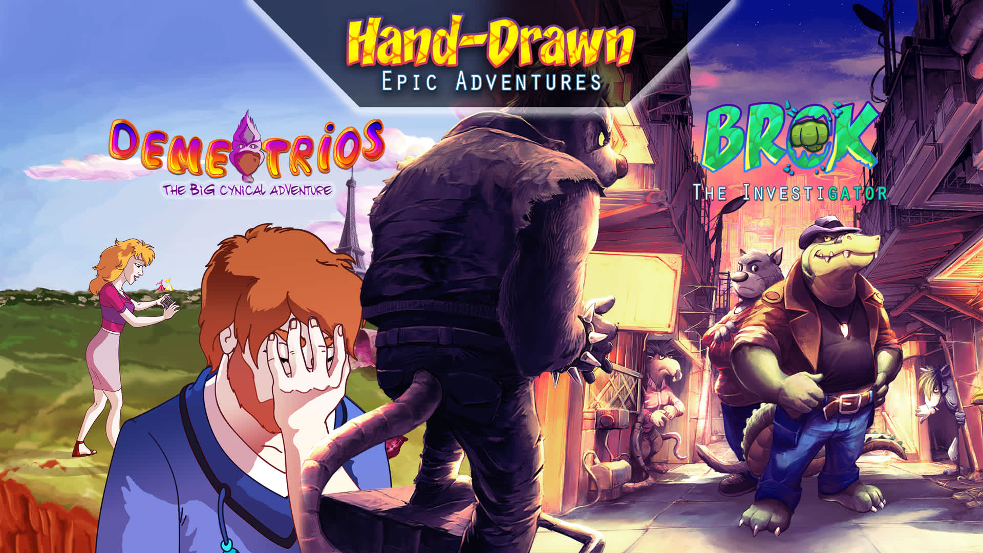 Copertina di Hand-Drawn Epic Adventures