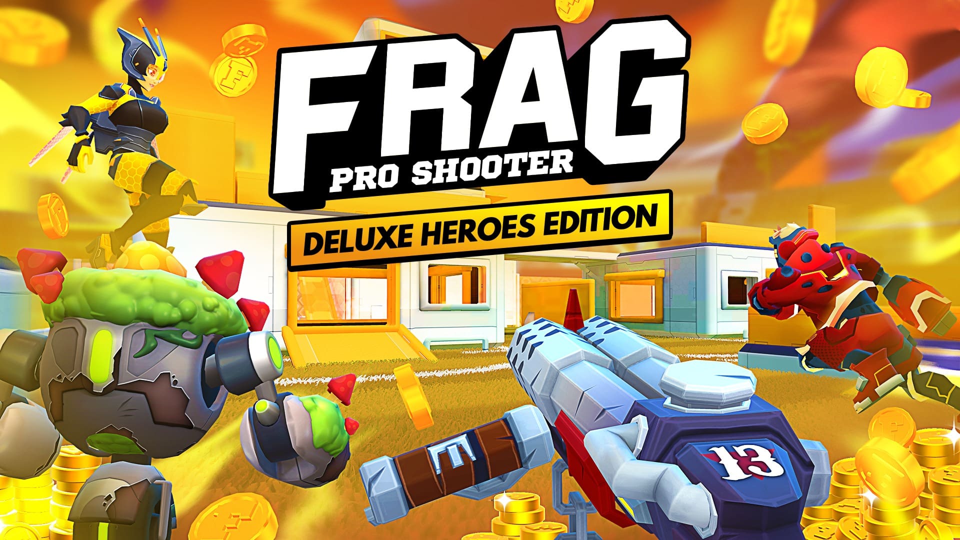 Copertina di FRAG Pro Shooter: Deluxe Heroes Edition