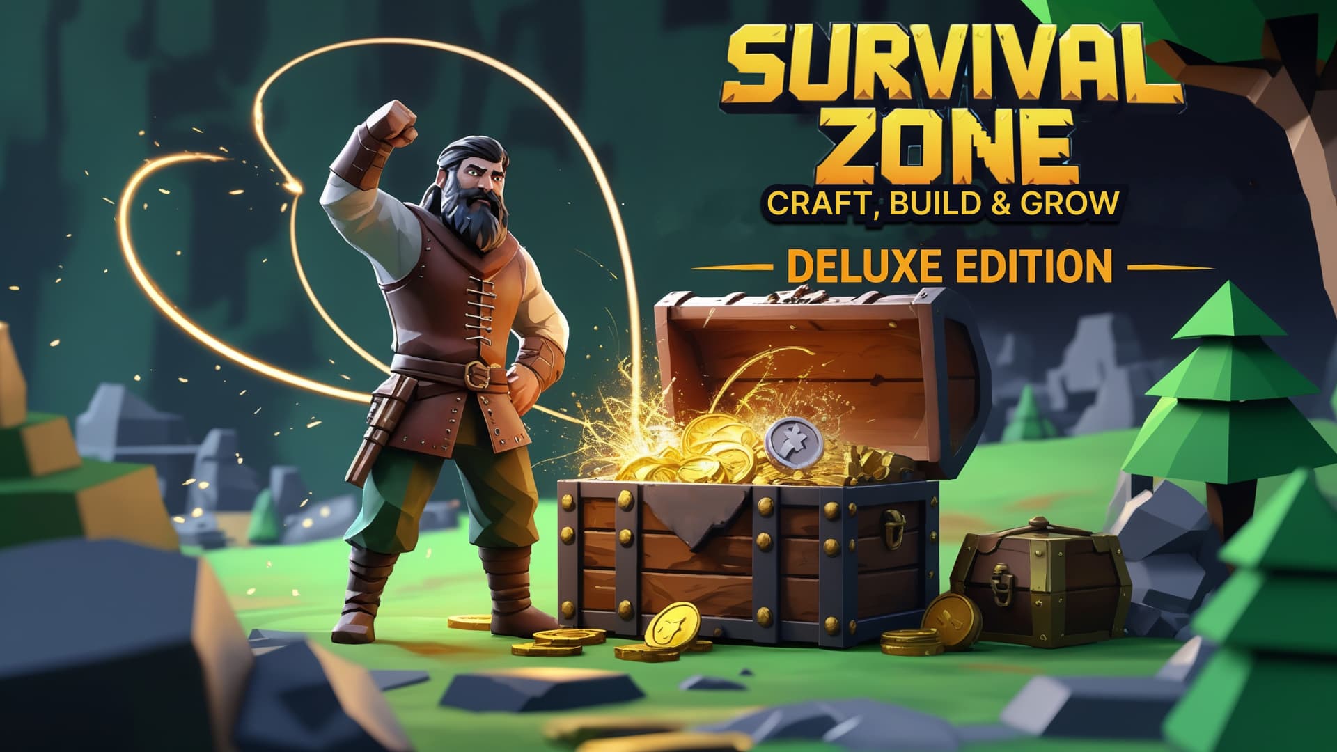 Copertina di Survival Zone: Craft, Build & Grow DELUXE EDITION