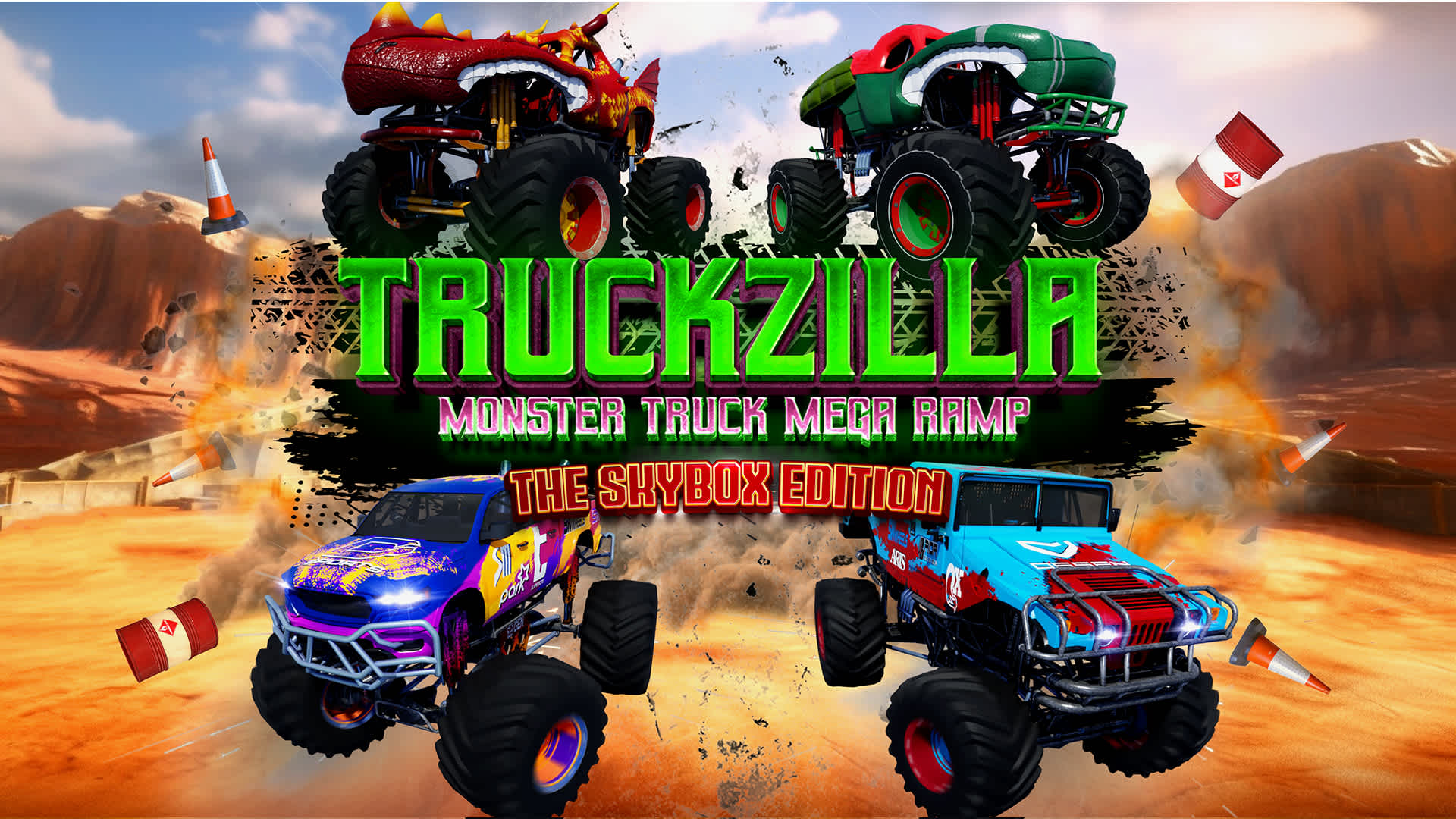 Copertina di Truckzilla - Monster Truck Mega Ramp: The Skybox Edition