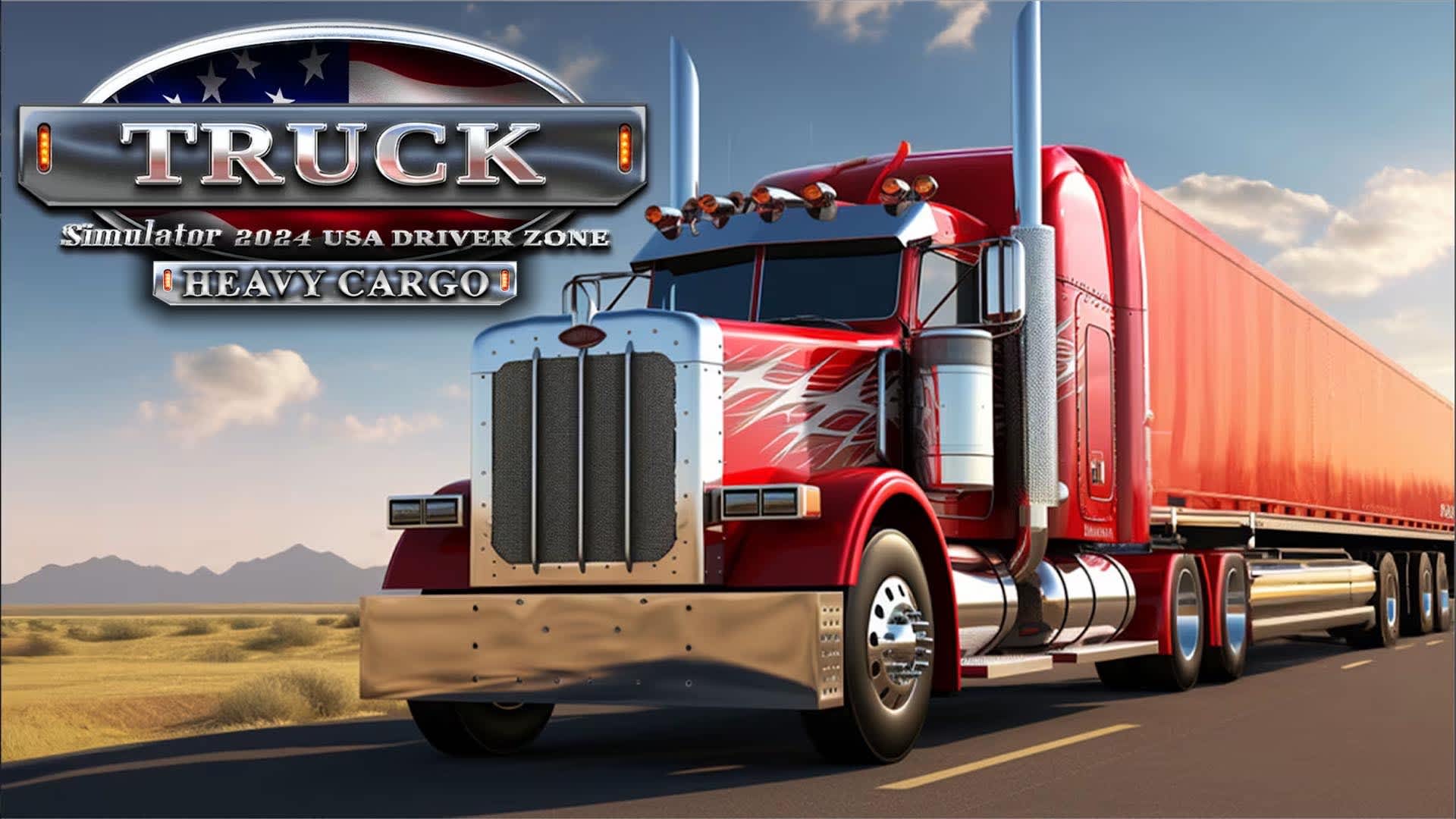 Copertina di Truck Simulator 2024 - USA Driver Zone: Heavy Cargo