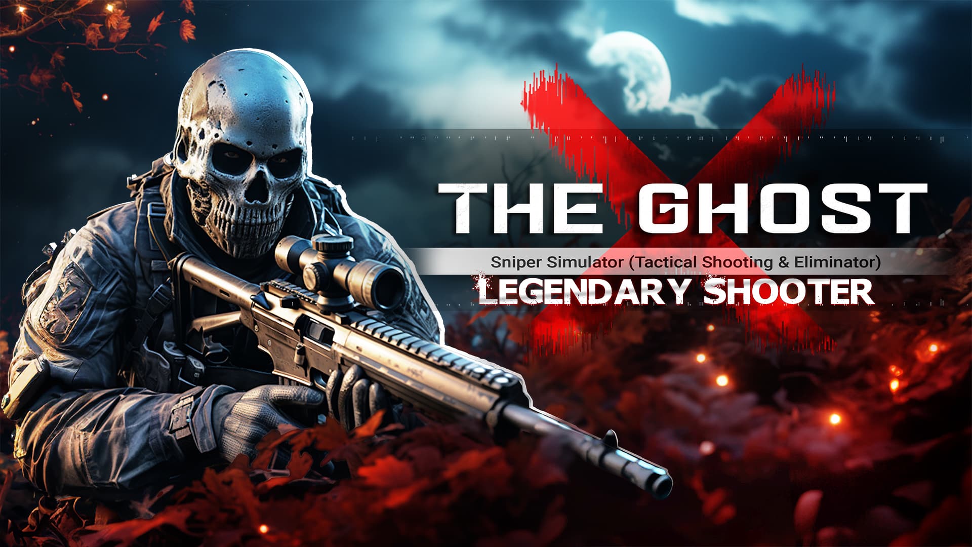 Copertina di The GhostX : Sniper Simulator (Tactical Shooting & Eliminator) Legendary Shooter