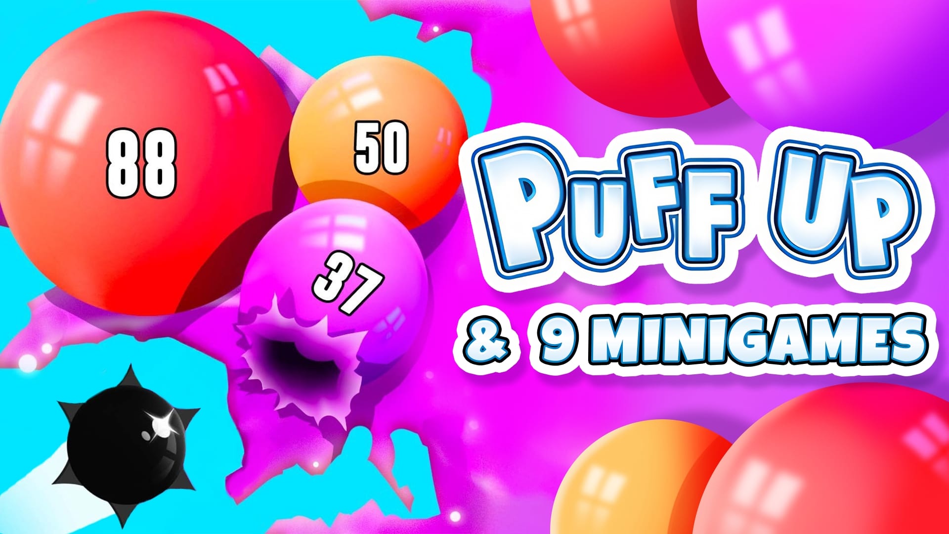 Copertina di Puff Up & 9 Minigames
