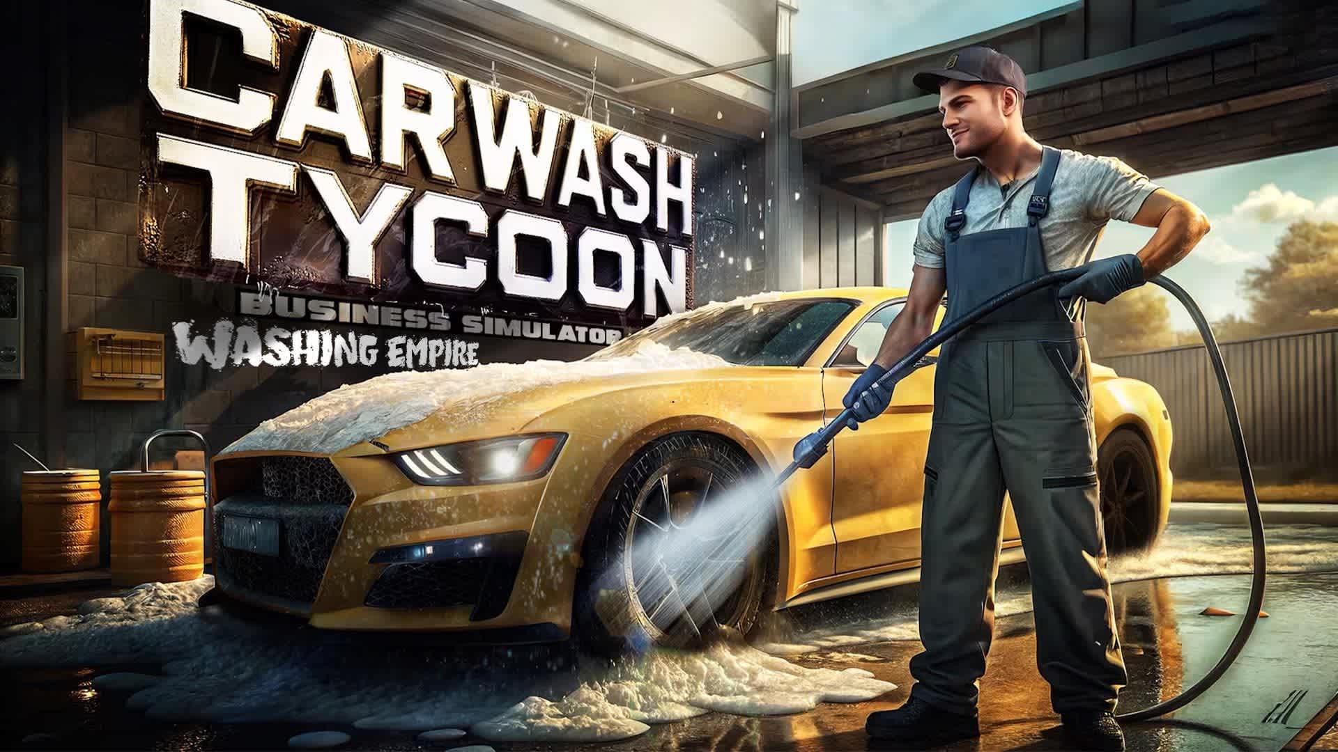Copertina di Car Wash Tycoon Business Simulator: Washing Empire