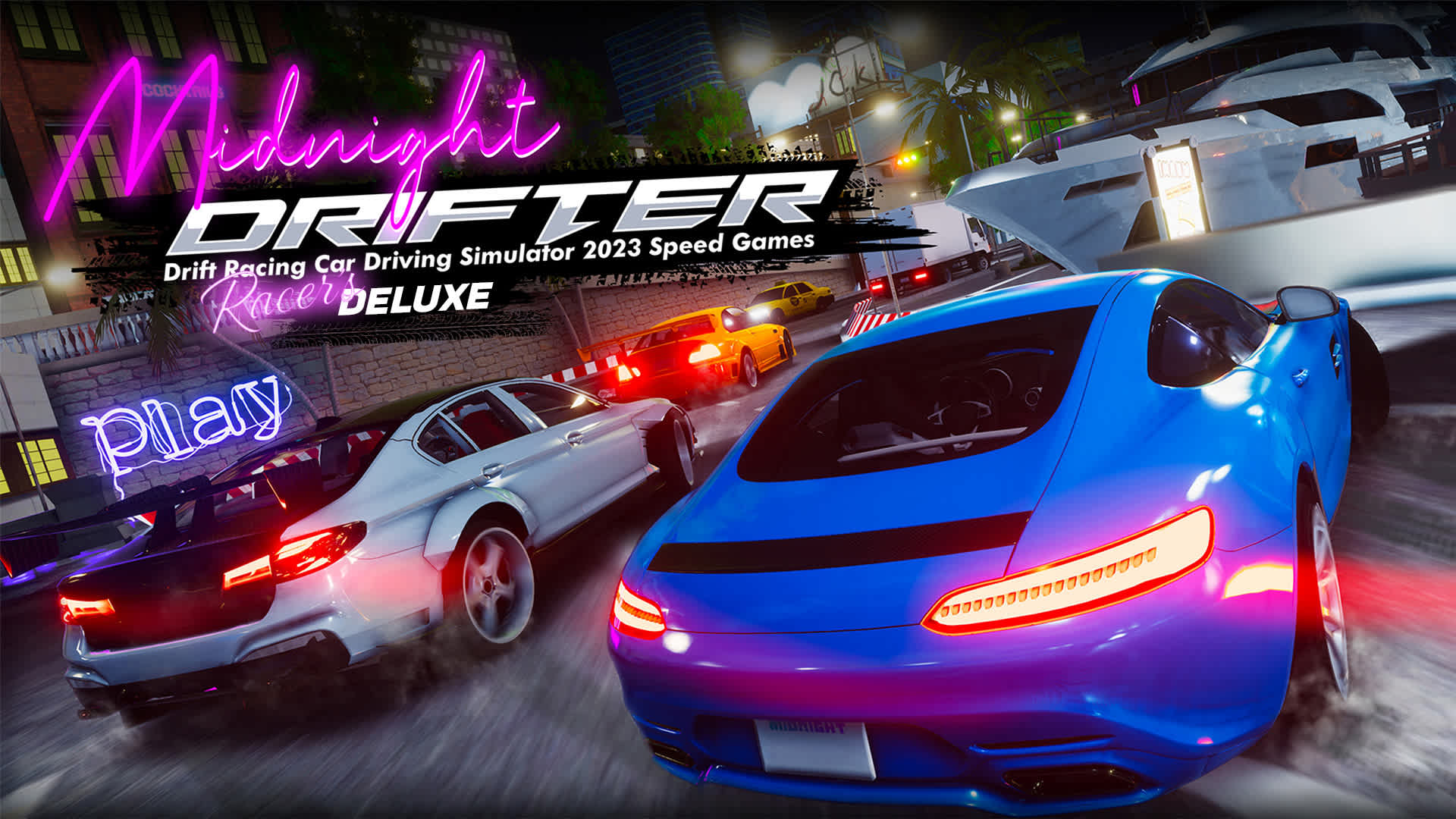 Copertina di Midnight Drifter – Drift Racing Car Racing Driving Simulator: Racer’s Deluxe