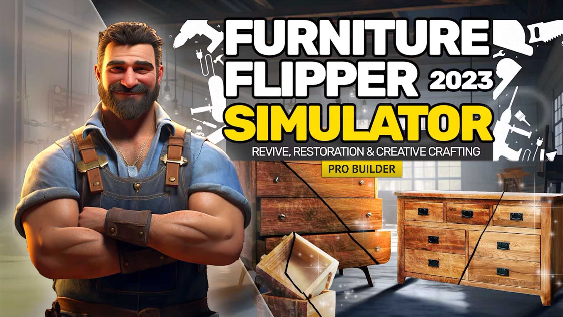 Copertina di Furniture Flipper Simulator 2023: Revive, Restoration & Creative – Pro Builder