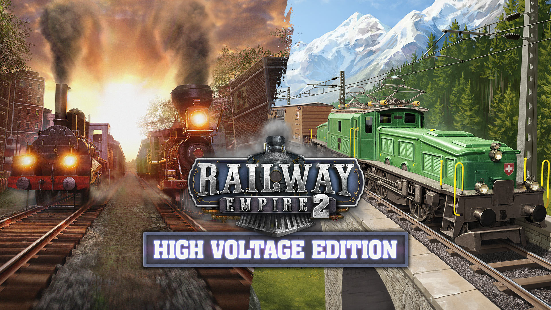 Copertina di Railway Empire 2 - High Voltage Edition
