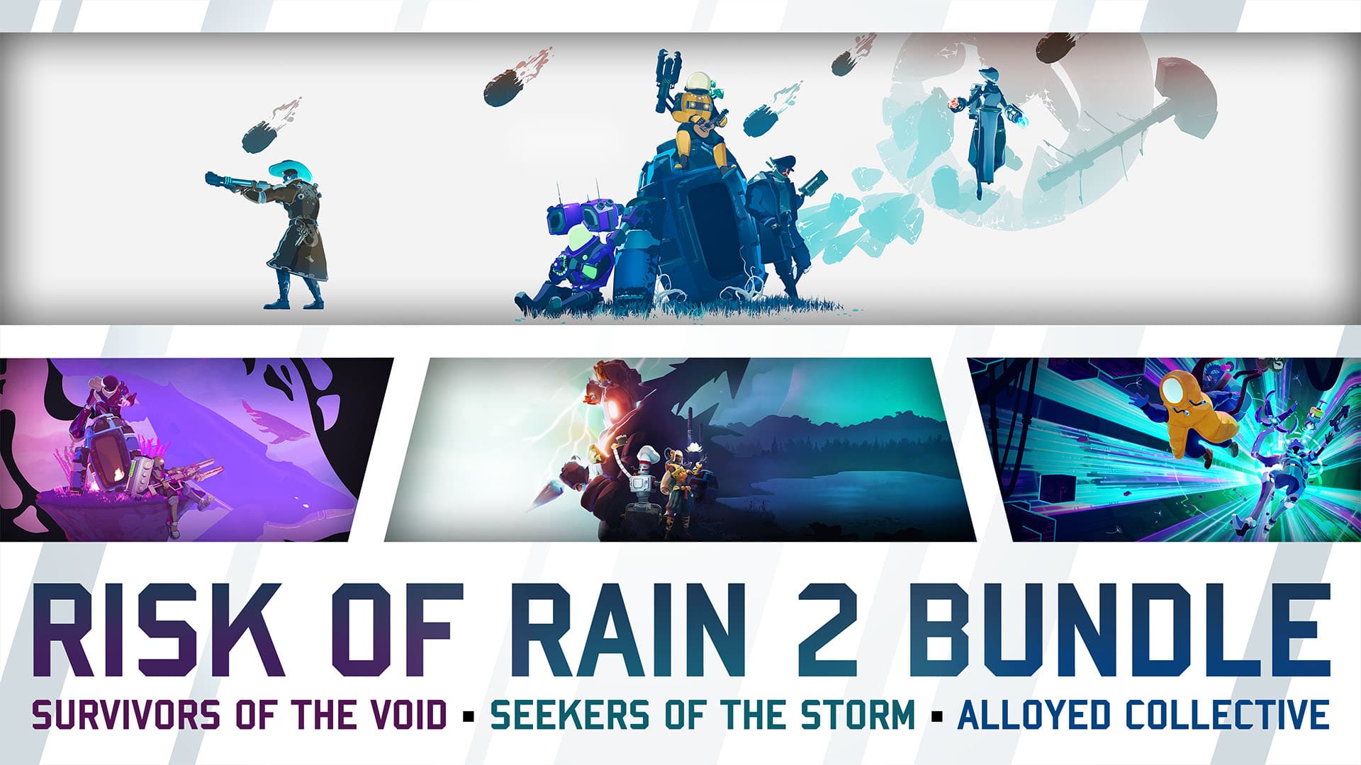 Copertina di Risk of Rain 2 + Survivors of the Void + Seekers of the Storm + Alloyed Collective Bundle