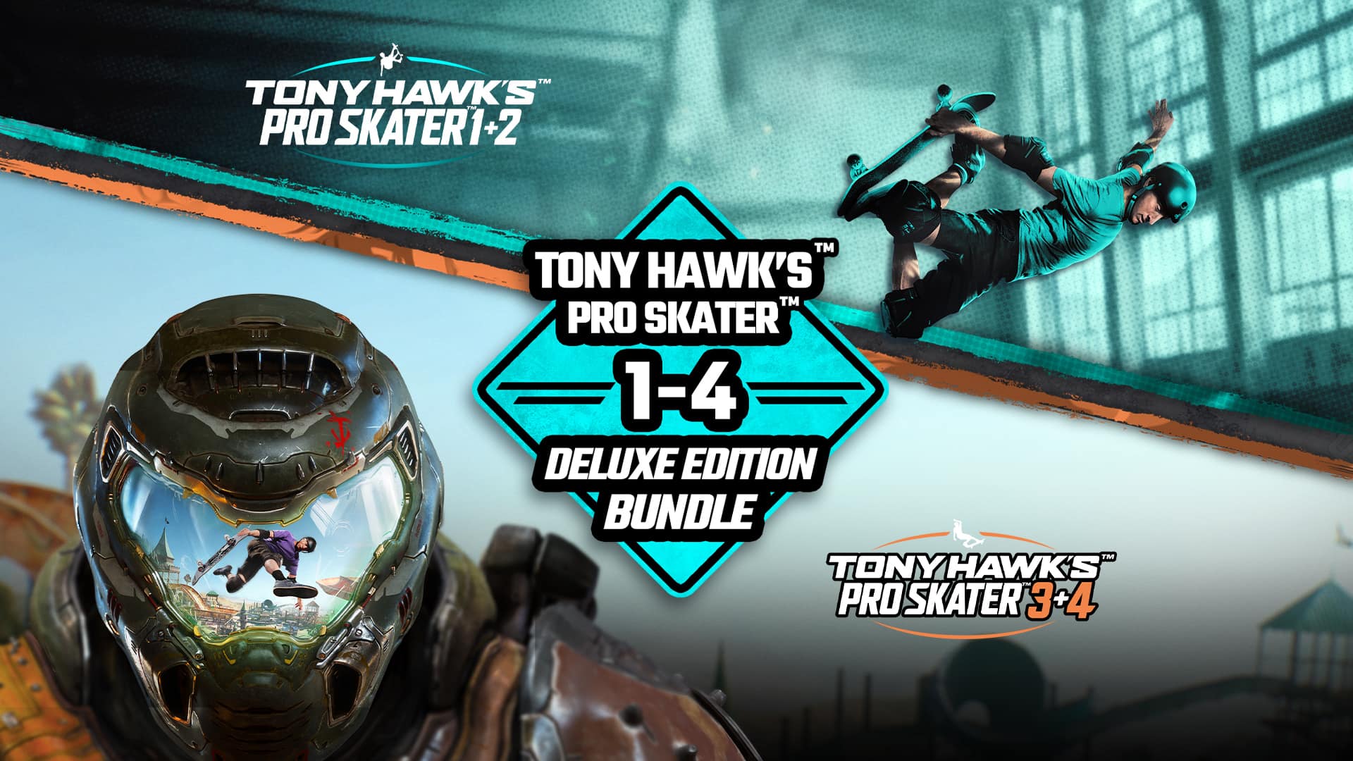 Copertina di Tony Hawk's Pro Skater 1 - 4 - Deluxe Edition Bundle