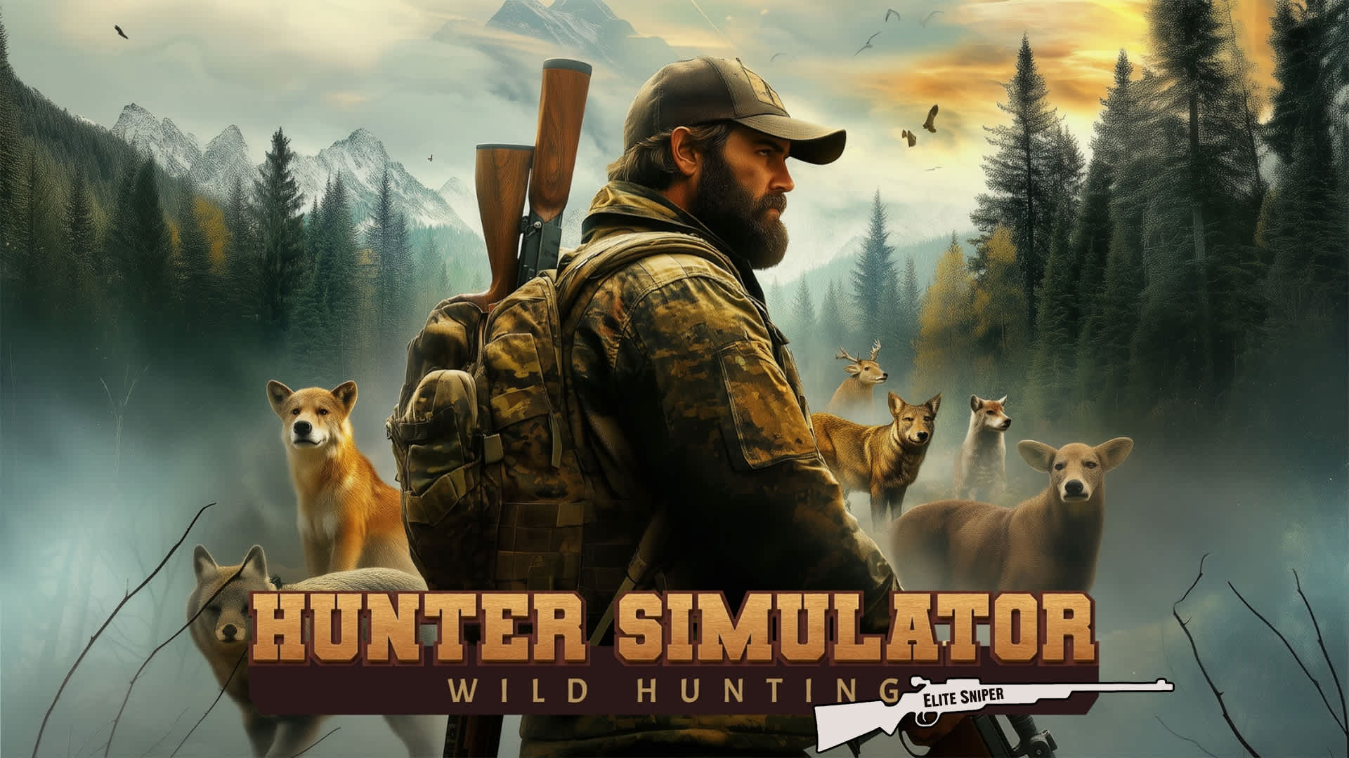 Copertina di Hunter Simulator: Wild Hunting – Elite Sniper