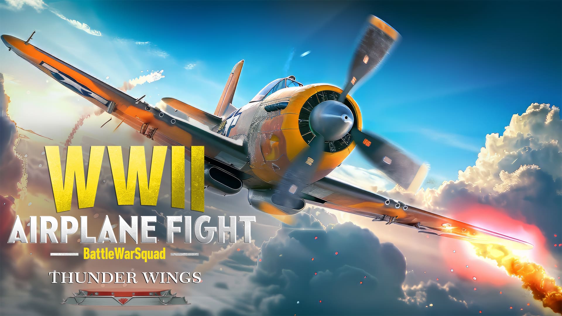 Copertina di WWII AIRPLANE FIGHT – Battle War Squad: Thunder Wings