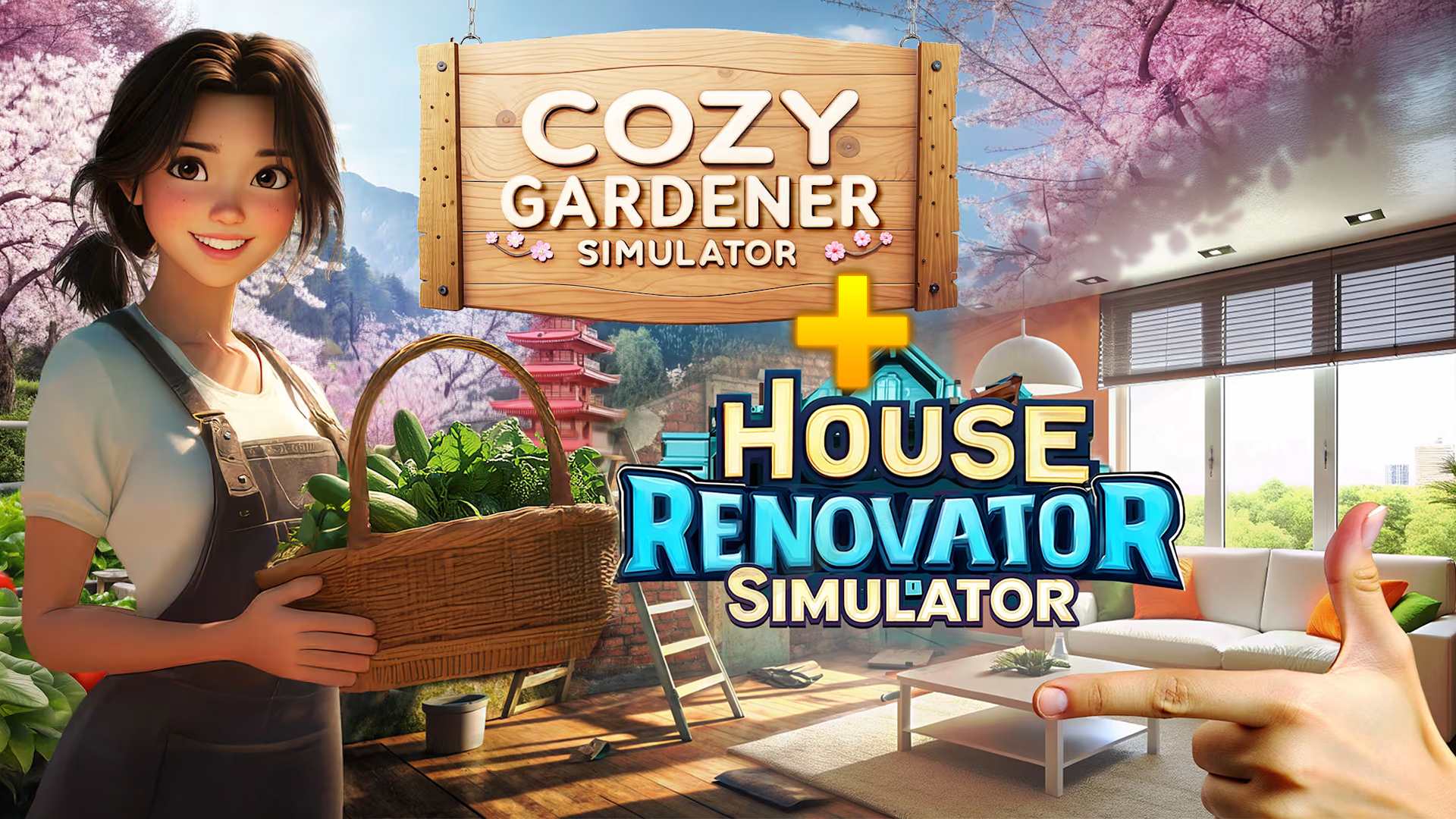 Copertina di Cozy Gardener Simulator & House Renovator Simulator