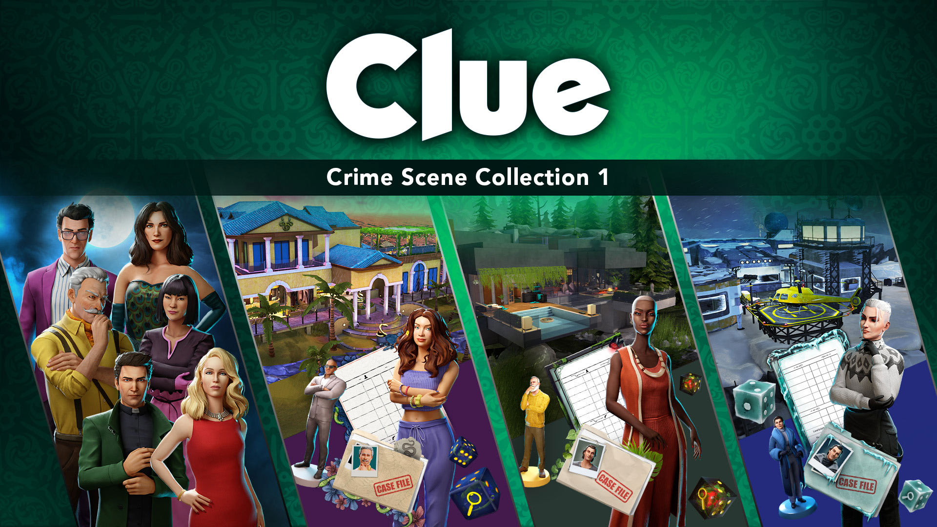 Copertina di Clue: Crime Scene Collection 1