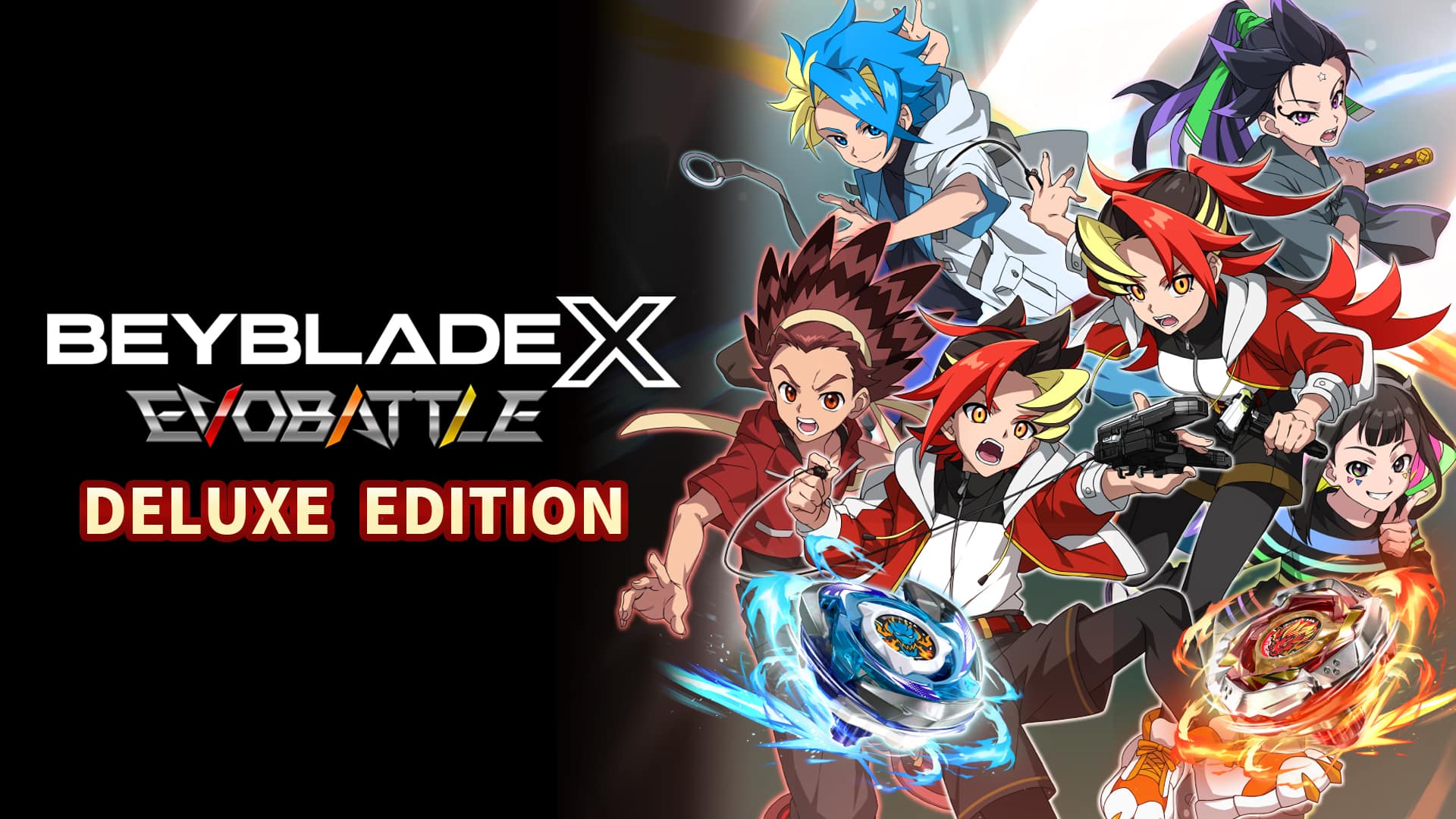 Copertina di BEYBLADE X EVOBATTLE DELUXE EDITION