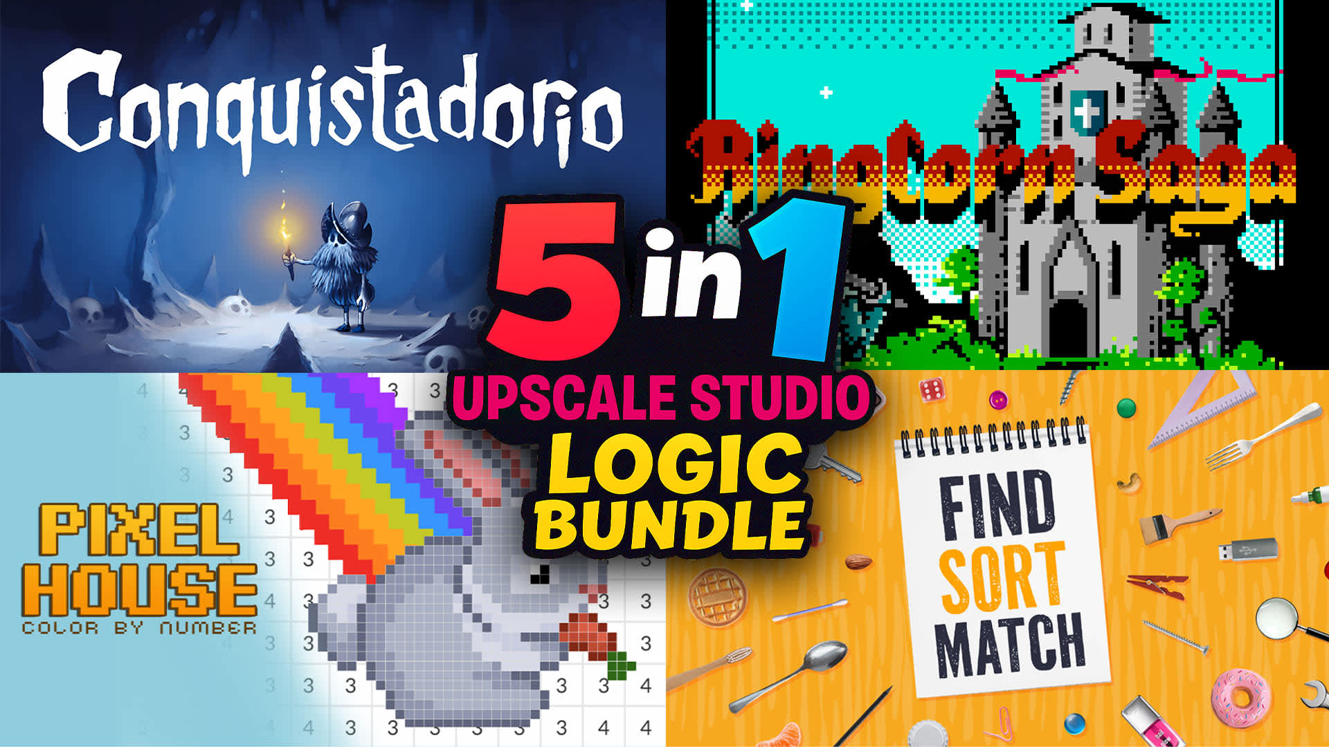 Copertina di Upscale Studio - Logic Bundle: 5 in 1