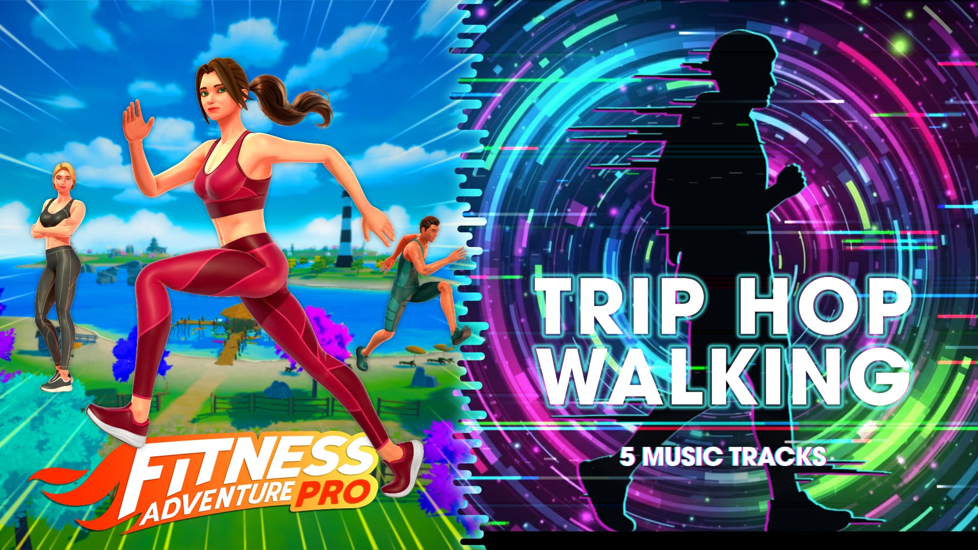 Copertina di Fitness Adventure PRO - Trip Hop Walking Bundle