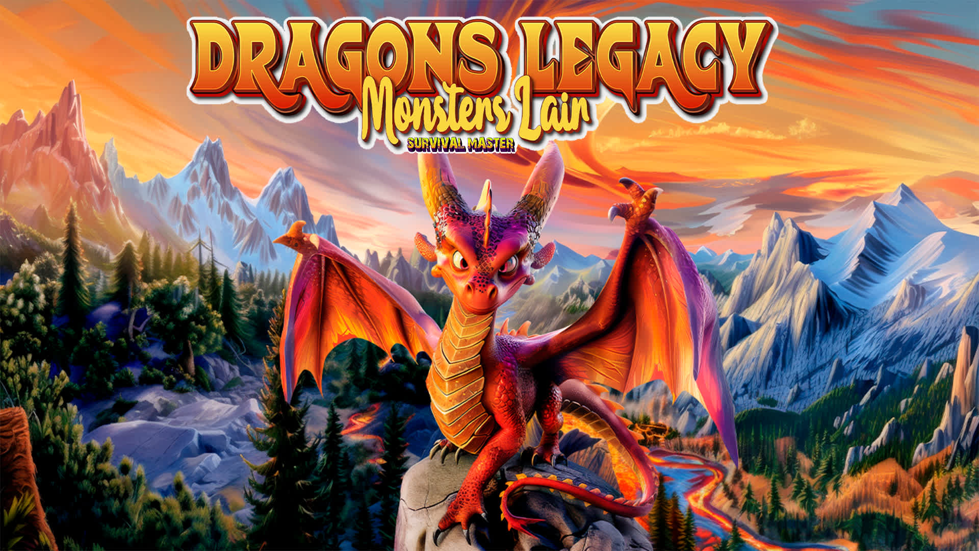 Copertina di Dragons Legacy : Monsters Lair – Survival Master