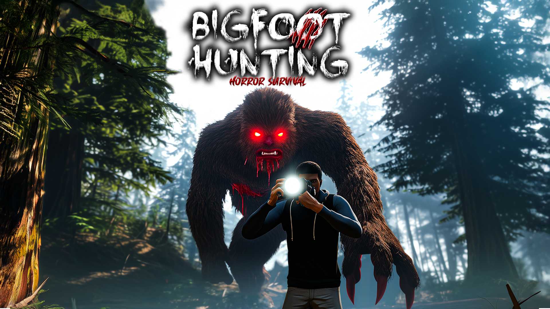 Copertina di Bigfoot Hunting: Horror Survival