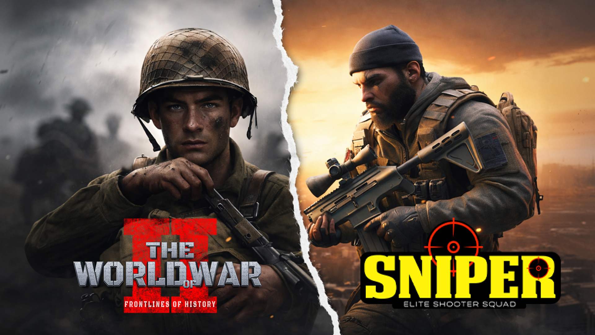 Copertina di Sniper - Elite Shooter Squad & The World of War II: Frontlines of History