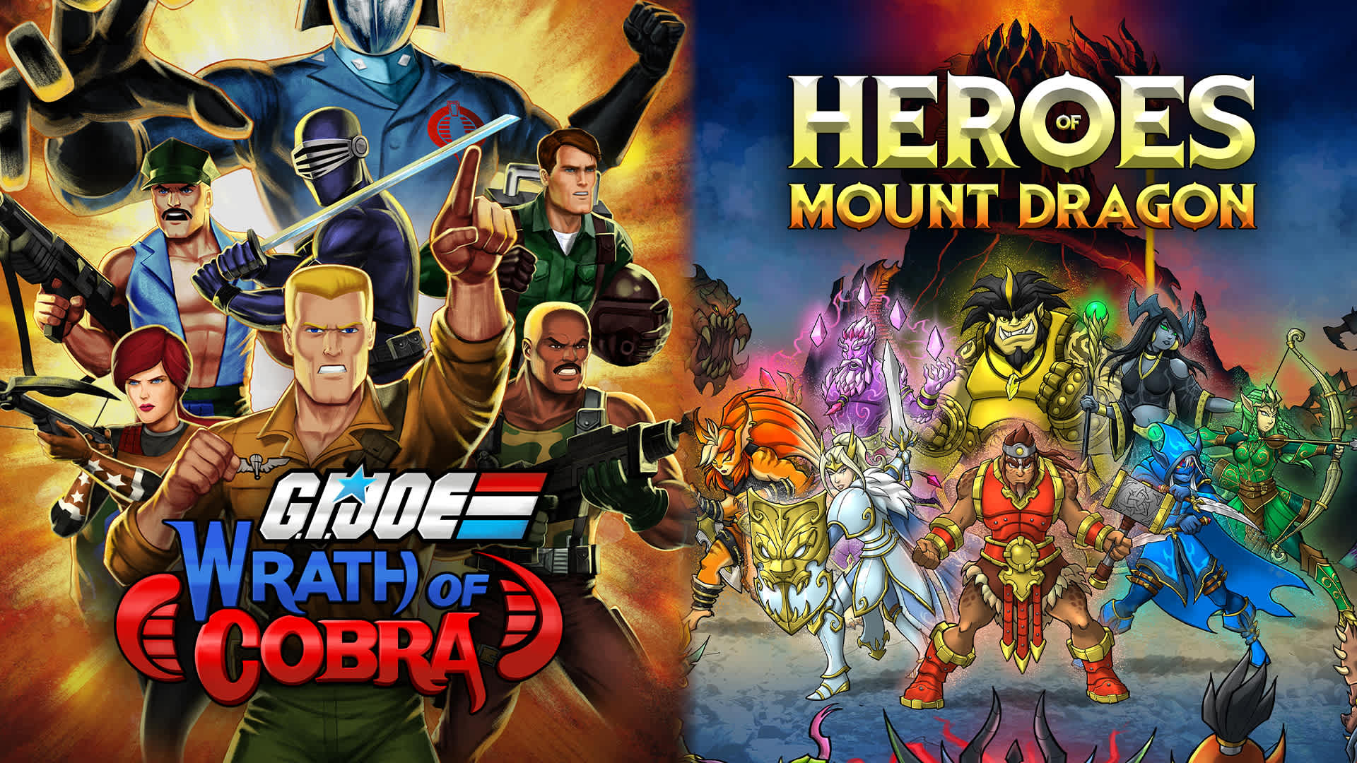 Heroes of Mount Dragon x G.I. Joe: Wrath of Cobra for Nintendo