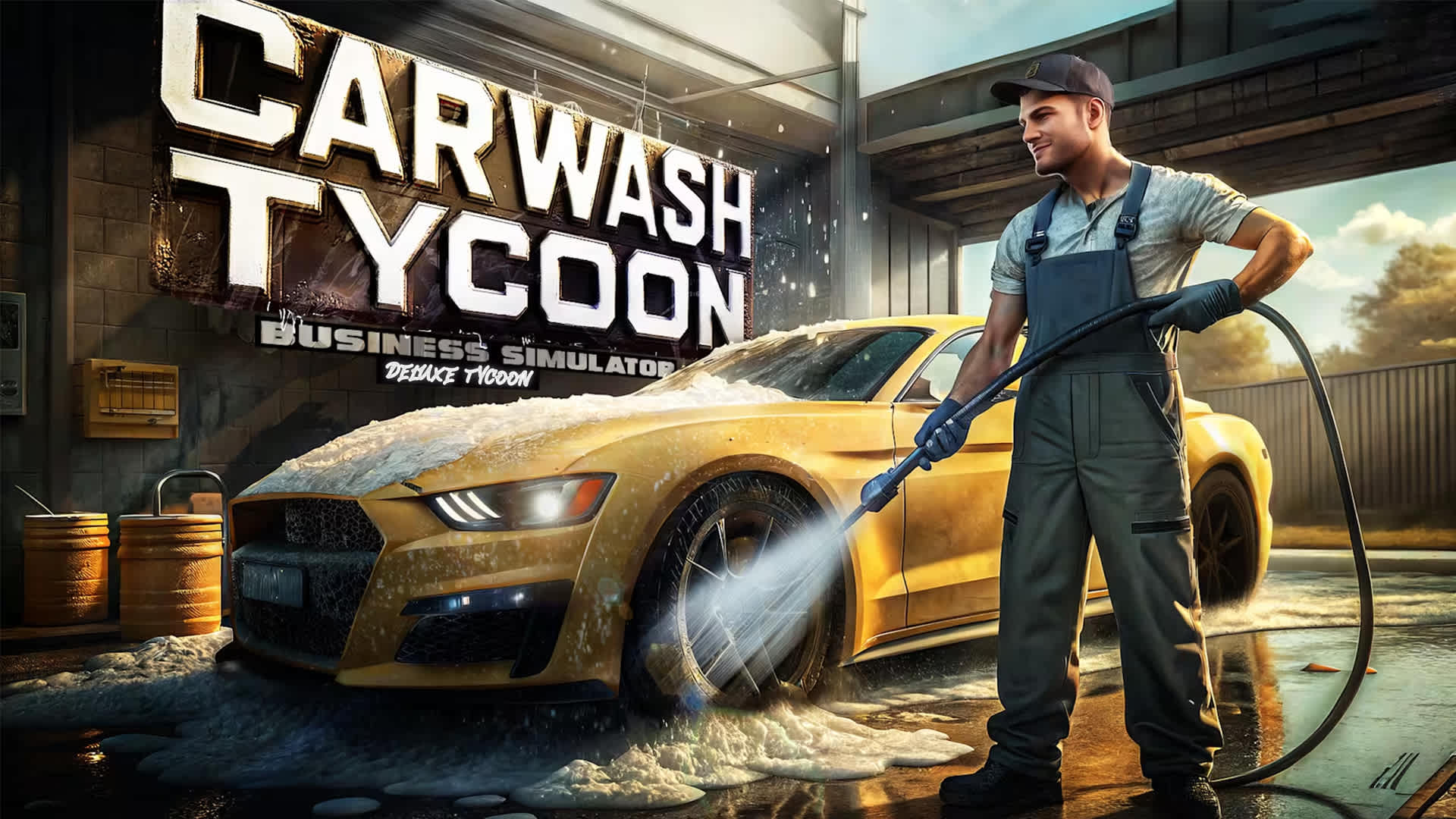 Copertina di Car Wash Tycoon Business Simulator: Deluxe Tycoon