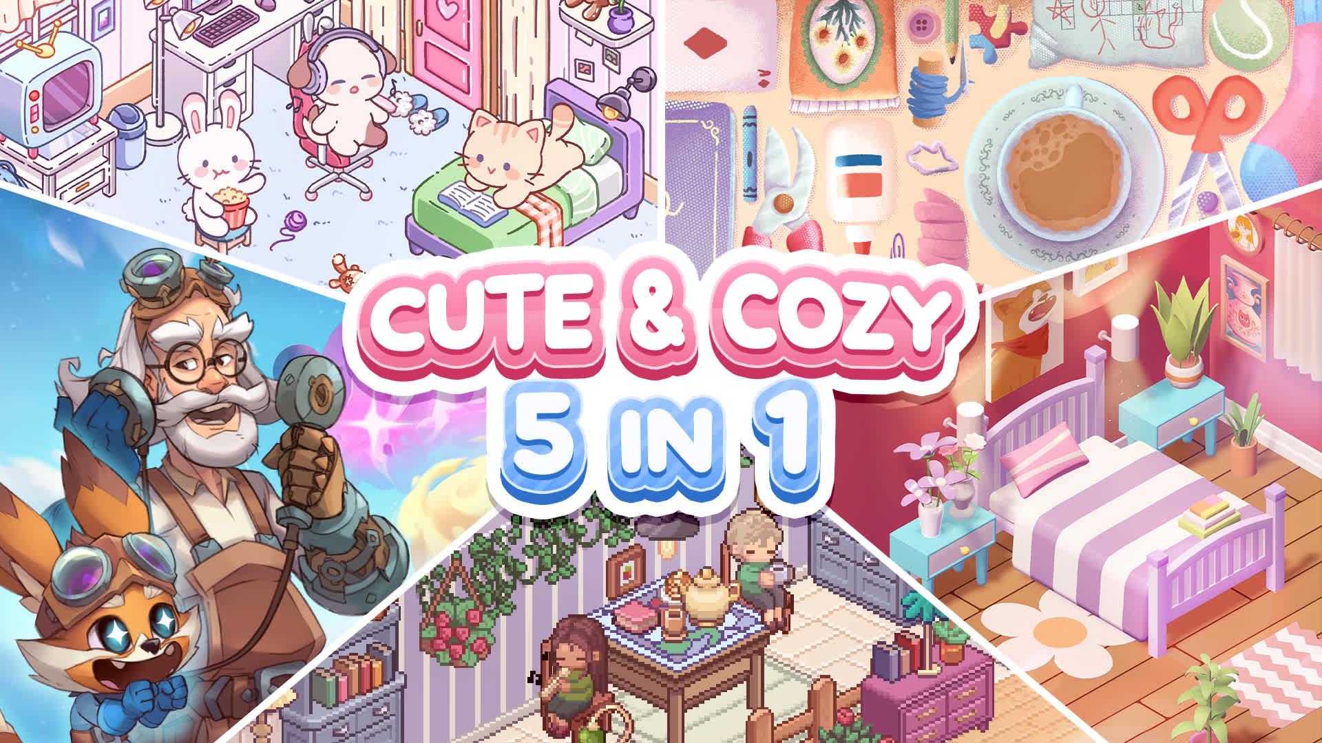 Copertina di Cute & Cozy 5-in-1