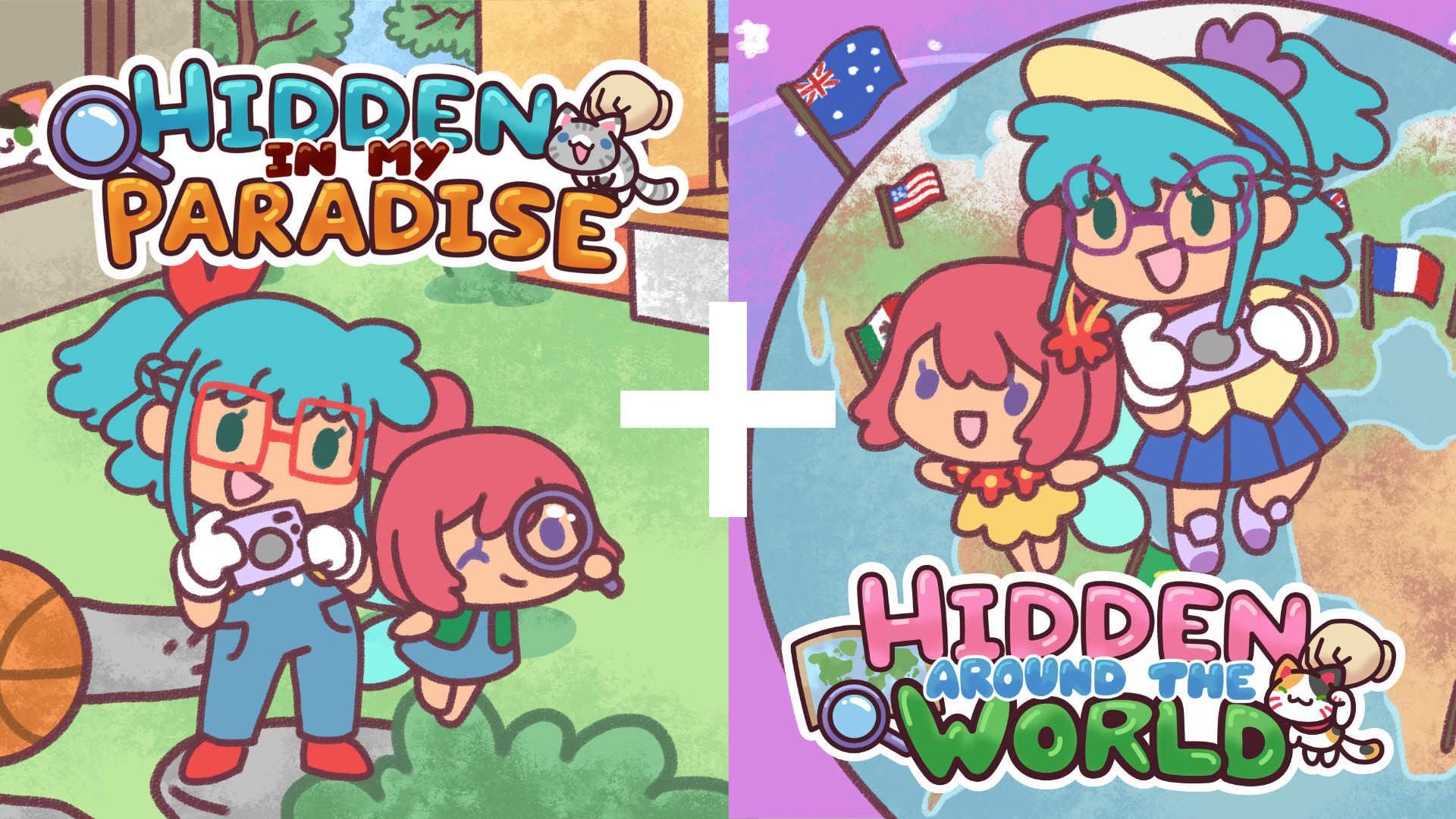 Copertina di Hidden in my Paradise + Hidden around the World Bundle