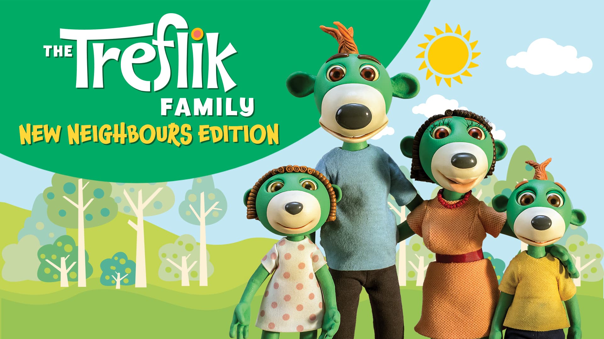 Copertina di The Treflik Family New Neighbours Edition