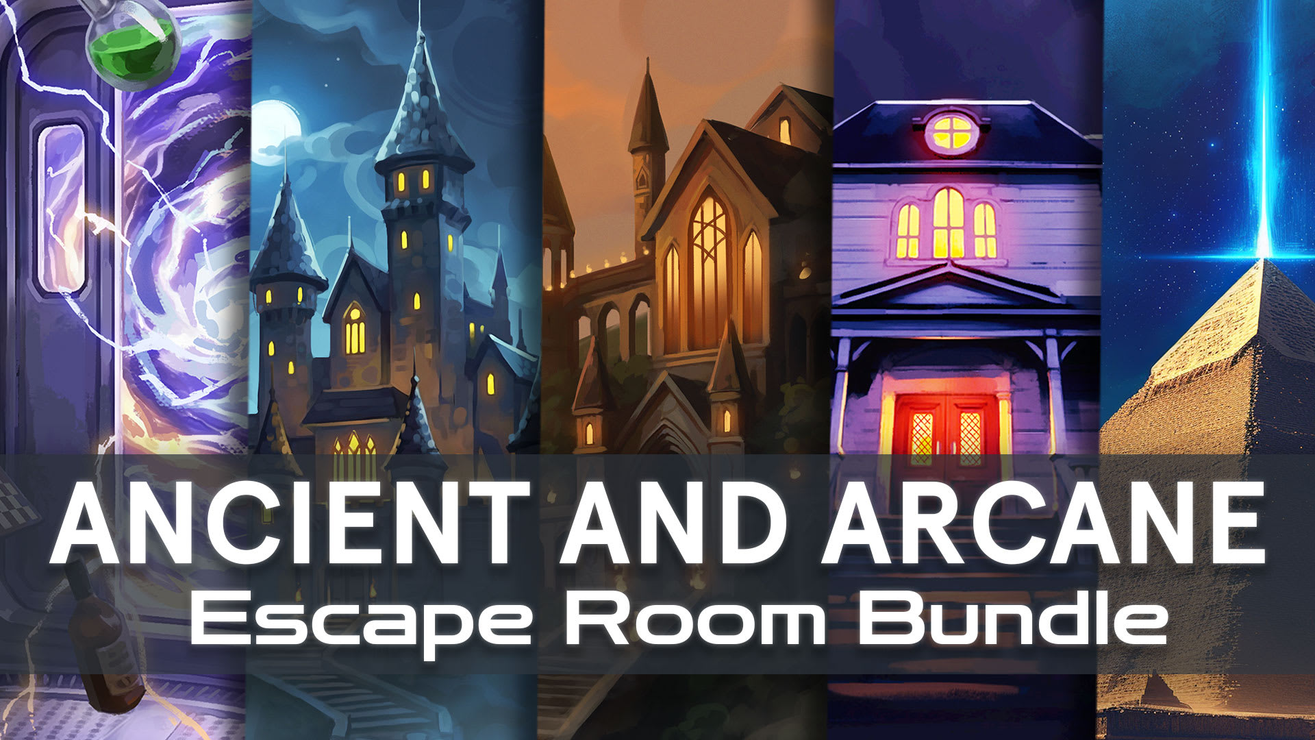 Copertina di Ancient and Arcane - Escape Room Bundle