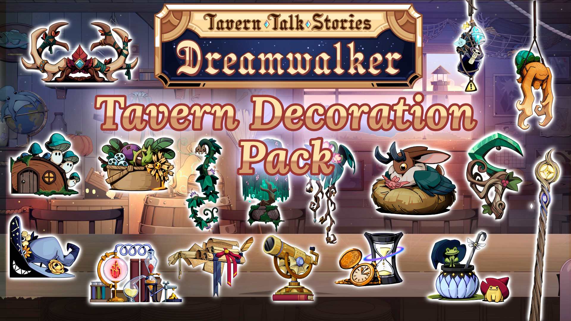 Copertina di Tavern Talk Stories: Dreamwalker - Tavern Decoration Pack