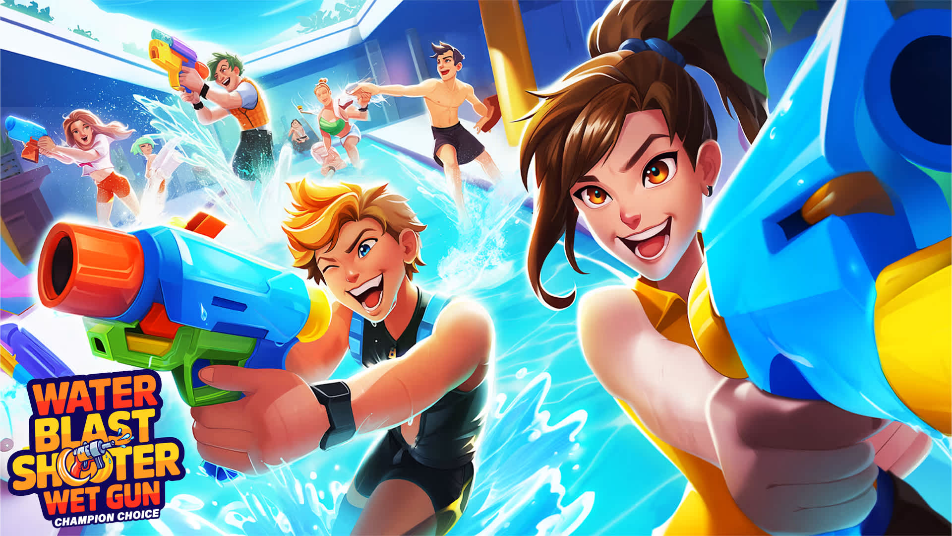 Copertina di Water Blast Shooter - Wet Gun: Champion Choice
