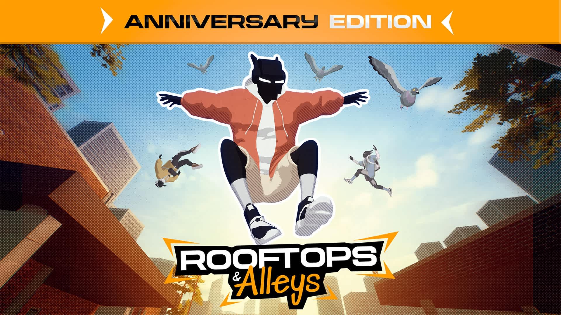 Copertina di Rooftops and Alleys: The Parkour Game - Anniversary Edition