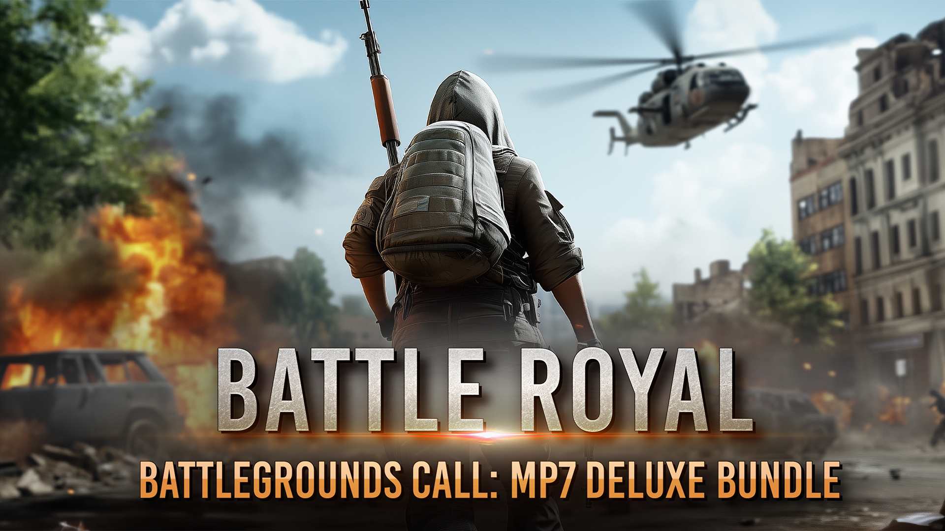 Copertina di Battle Royal - Battlegrounds Call MP7 Deluxe Bundle