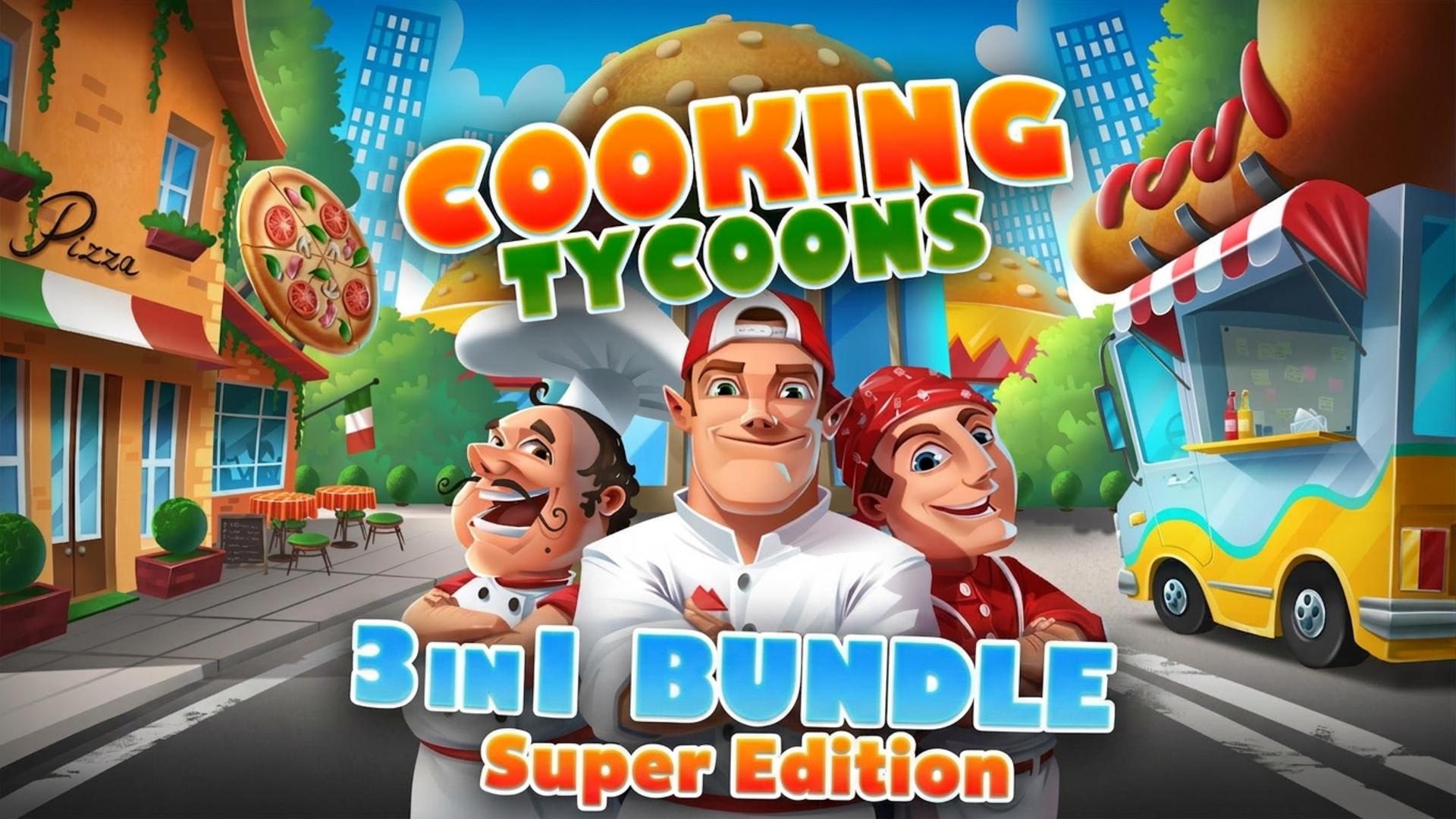 Copertina di Cooking Tycoons - 3 in 1 Bundle Super Edition