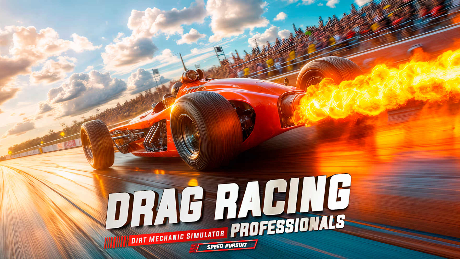 Copertina di Drag Racing Professionals: Dirt Mechanic Simulator – Speed Pursuit