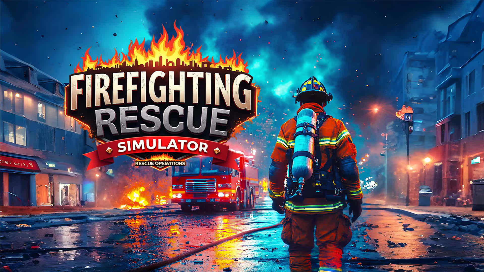 Copertina di Firefighting Rescue Simulator: Rescue Operations